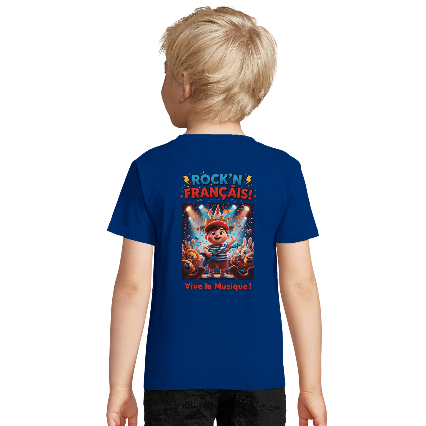 T-shirt Garçon Rock'n Français – Coton Bio Confortable