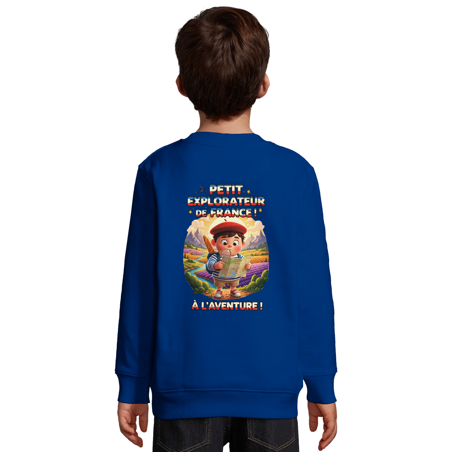 Sweat-shirt Garçon Petit Explorateur – Confort Éco-Responsable