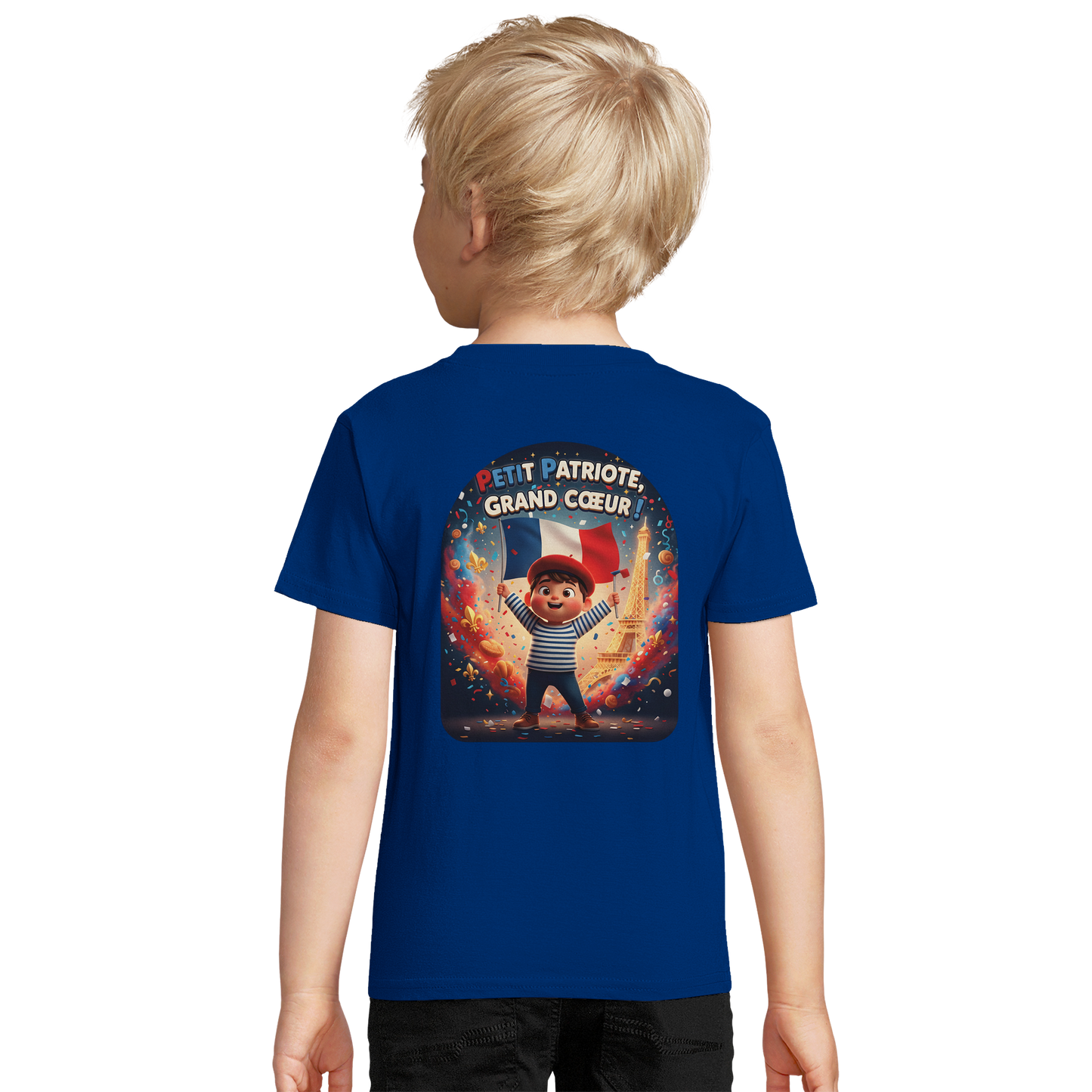 T-shirt Garçon Petit Patriote - Coton Bio Premium