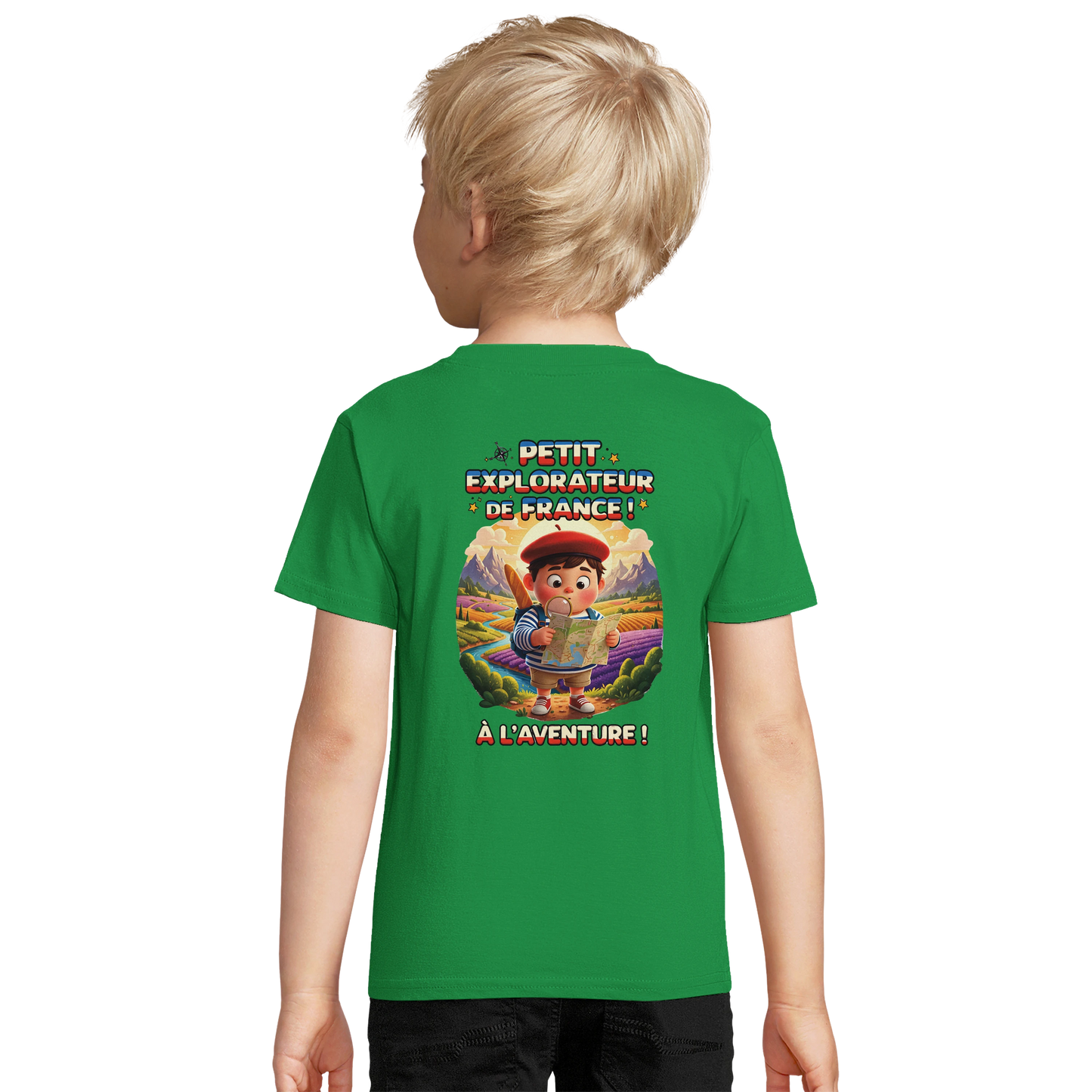 T-shirt Garçon Petit Explorateur – 100% Coton Bio