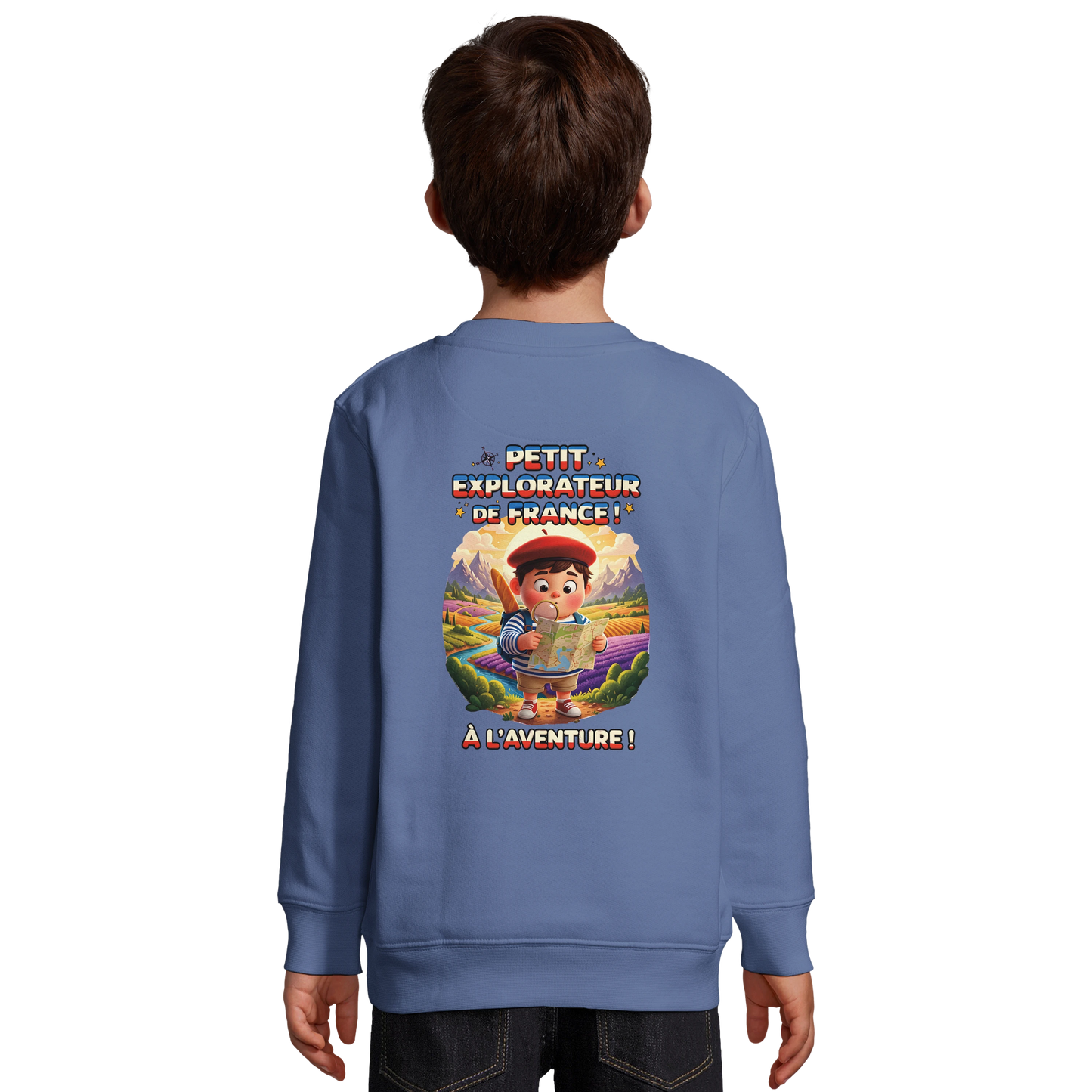 Sweat-shirt Garçon Petit Explorateur – Confort Éco-Responsable