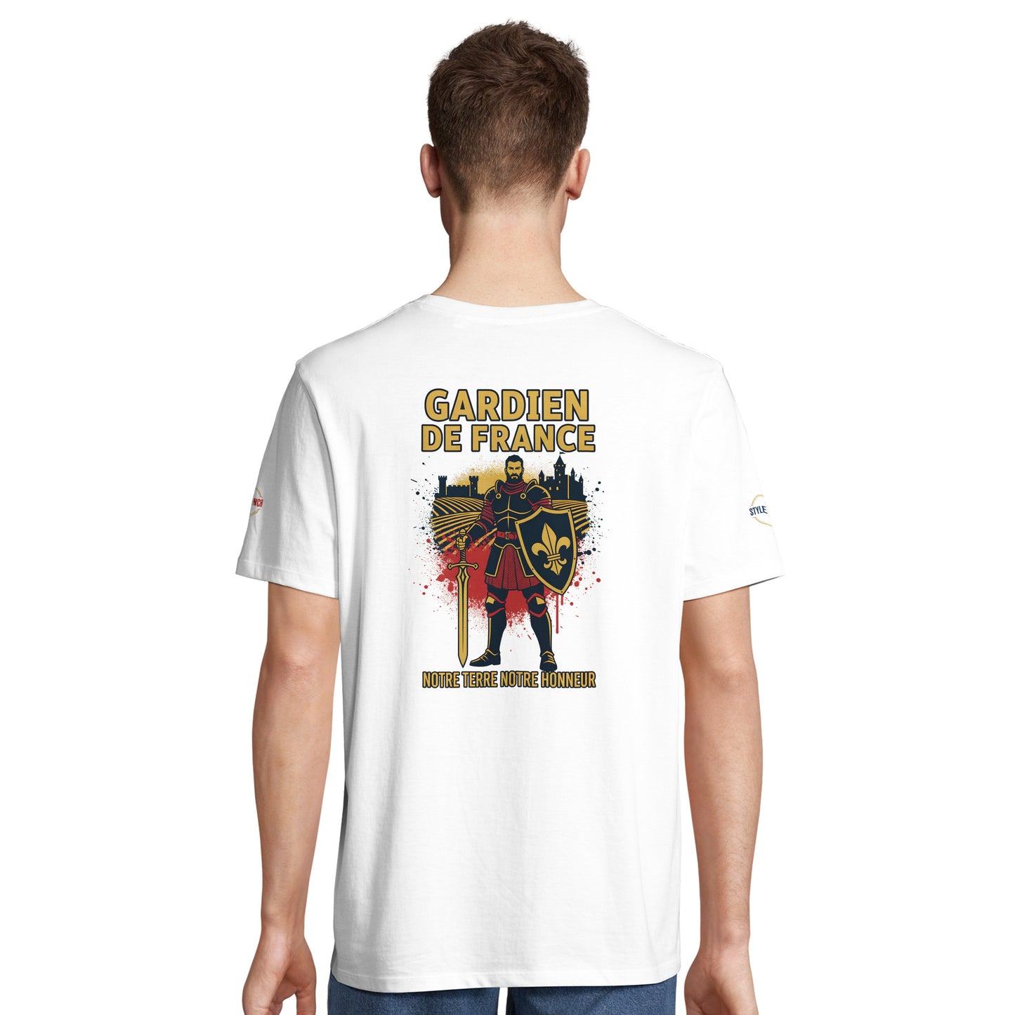 T-shirt Gardien de France pour Homme - Coton Bio Premium