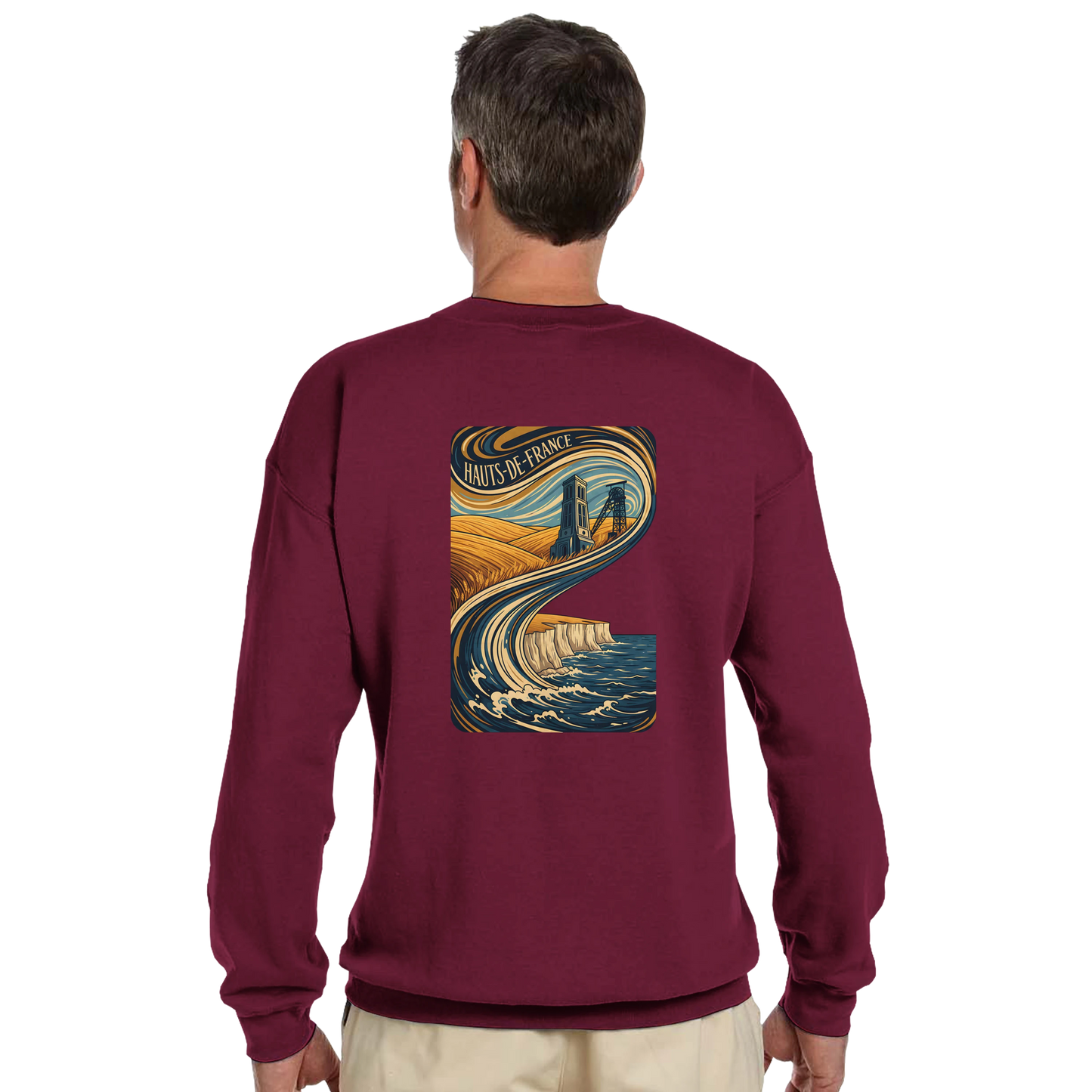Sweat-shirt Unisexe Haut de France - Confort Premium et Design Classique