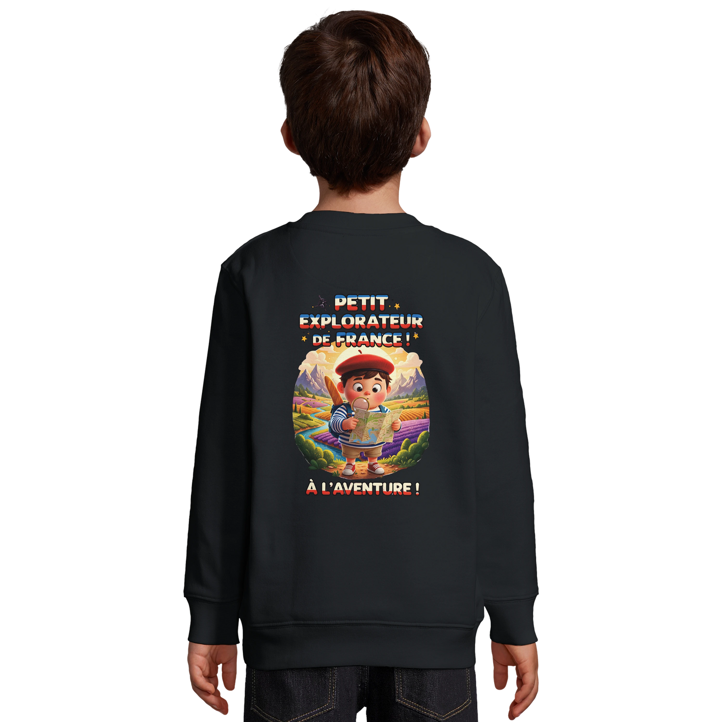 Sweat-shirt Garçon Petit Explorateur – Confort Éco-Responsable