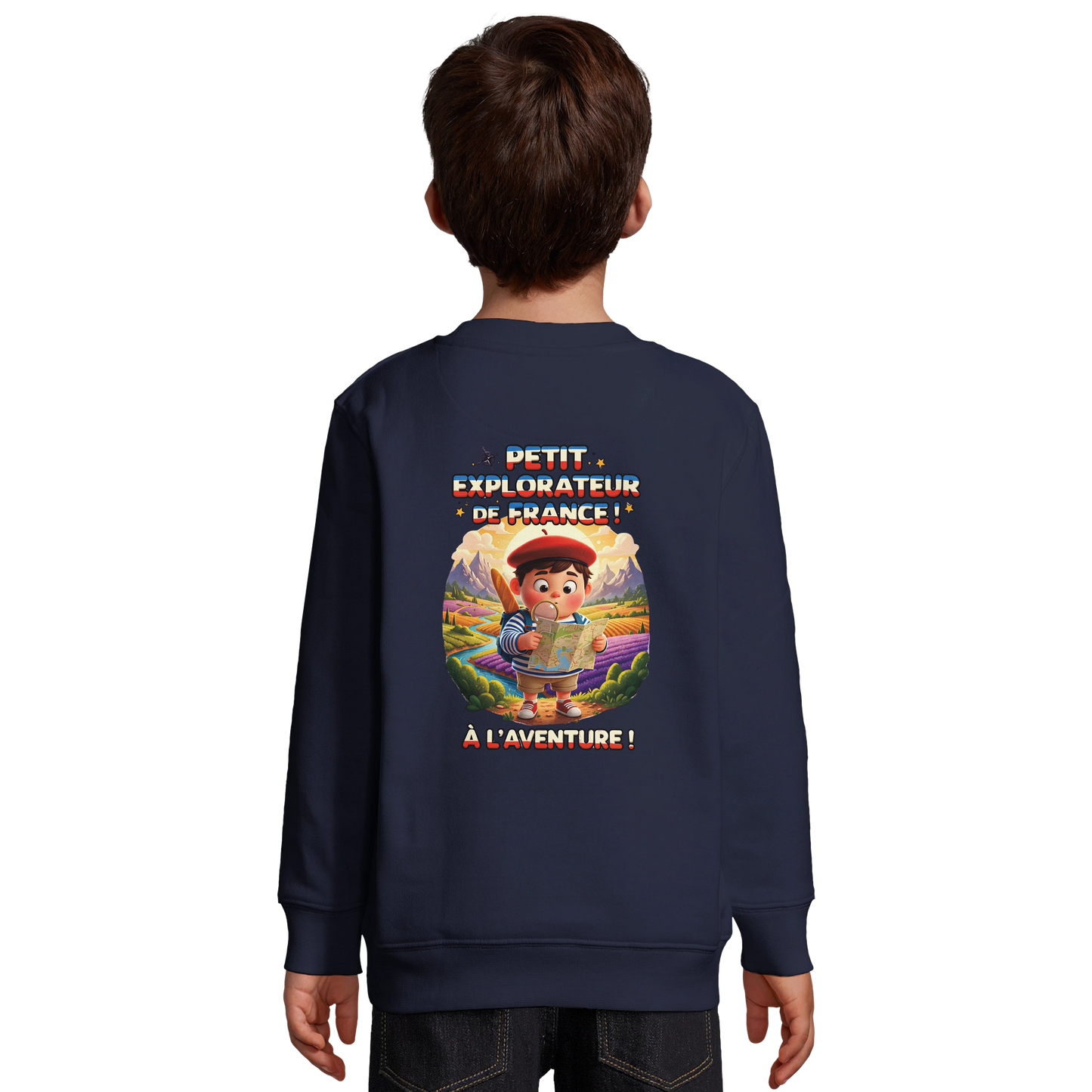 Sweat-shirt Garçon Petit Explorateur – Confort Éco-Responsable