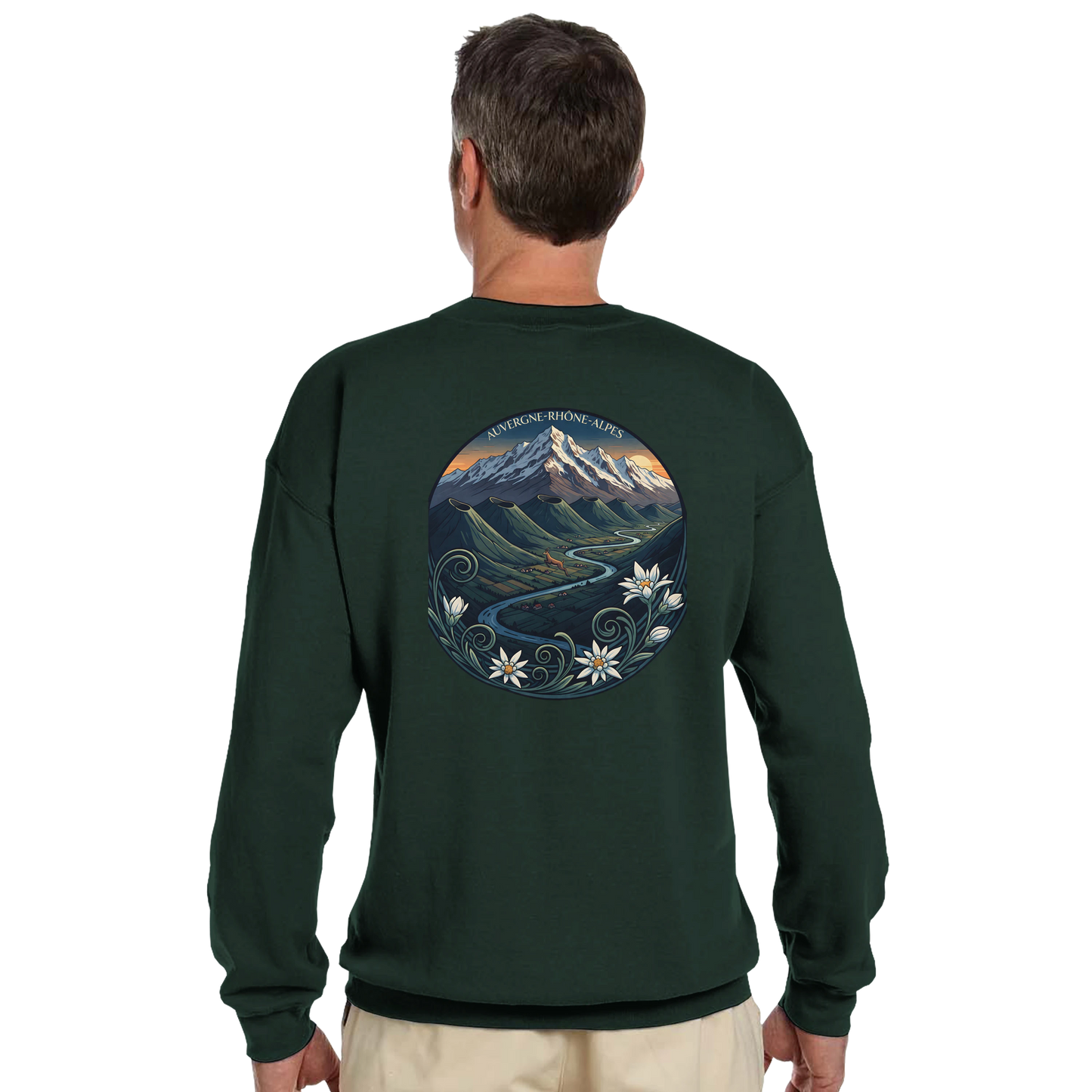 Sweat-shirt Unisexe Auvergne-Rhône-Alpes – Confort Classique