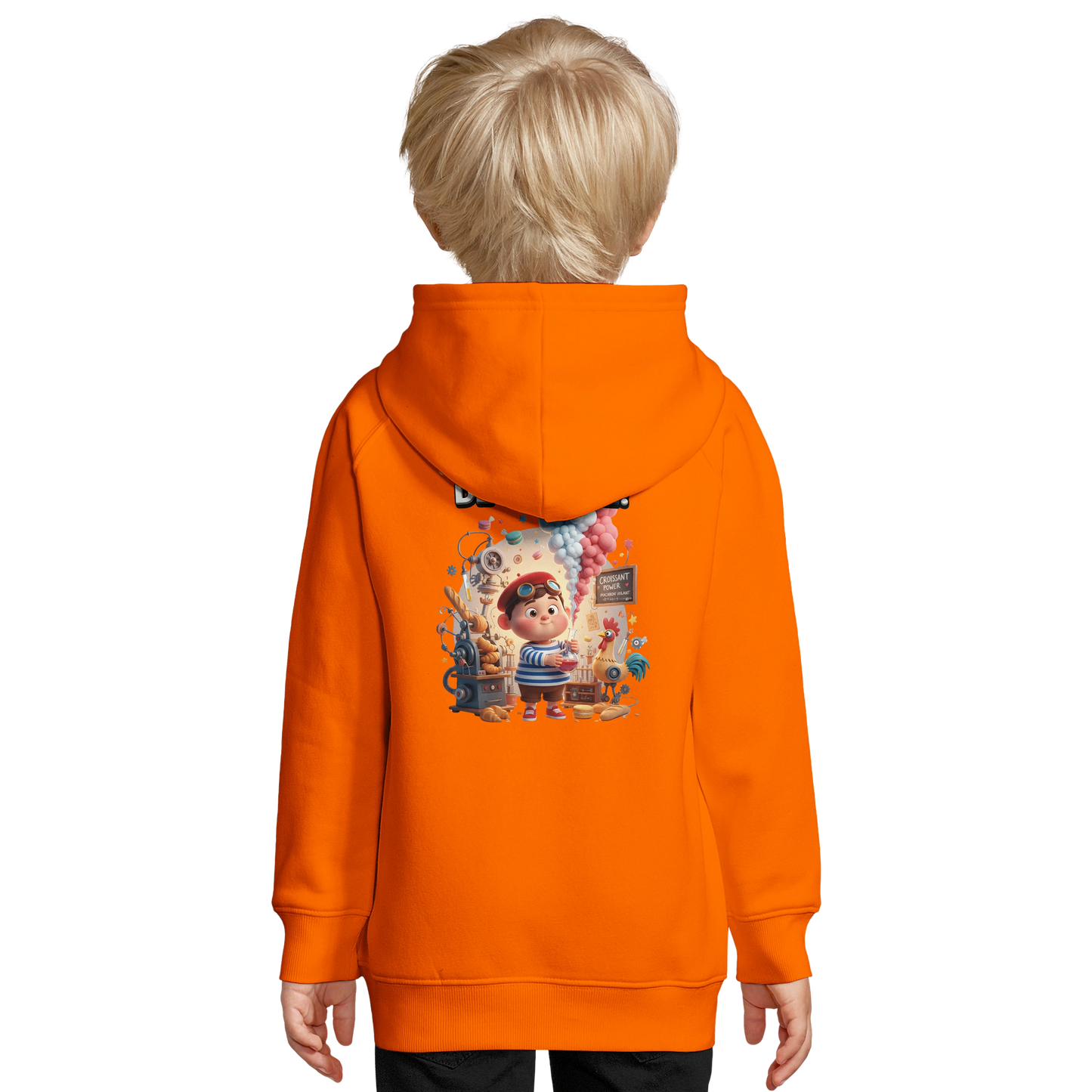 Sweat à capuche enfant - Petit Génie Français - Coton Bio