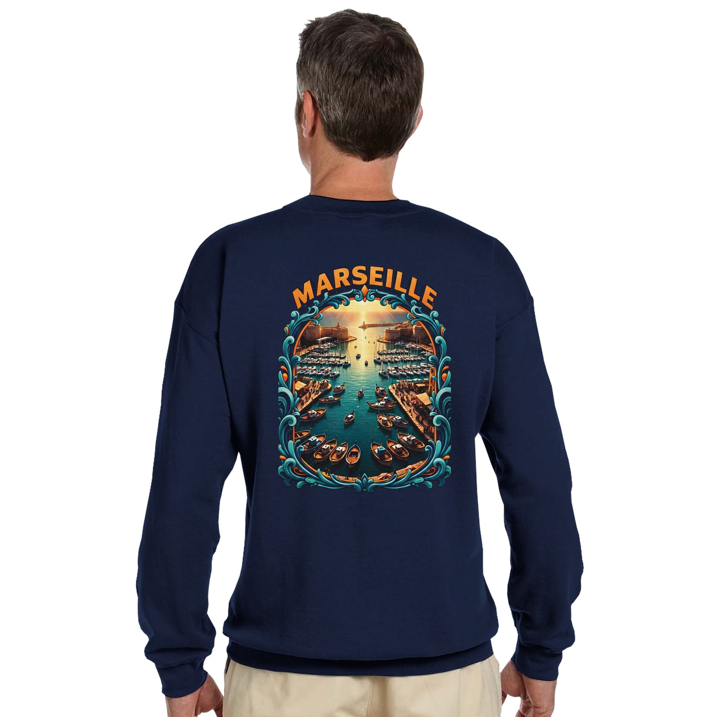 Sweat-shirt Unisexe Marseille - Confort Premium et Style Urbain