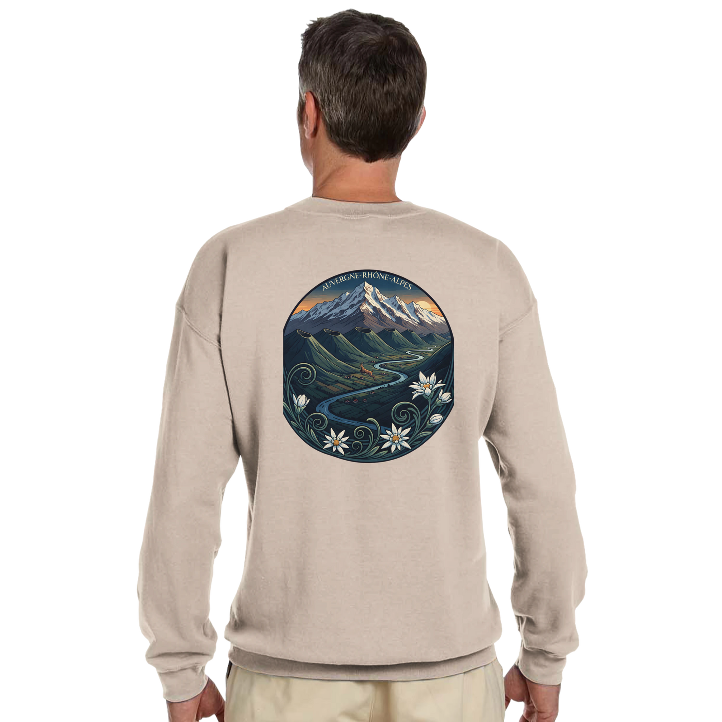 Sweat-shirt Unisexe Auvergne-Rhône-Alpes – Confort Classique