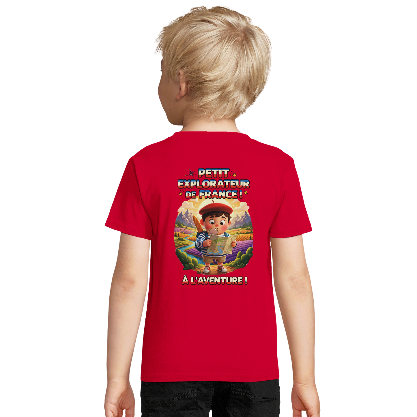 T-shirt Garçon Petit Explorateur – 100% Coton Bio