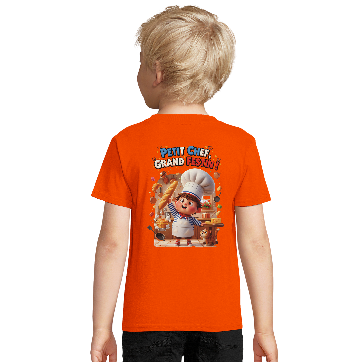 T-Shirt Petit Chef Grand Festin – 100% Coton Bio