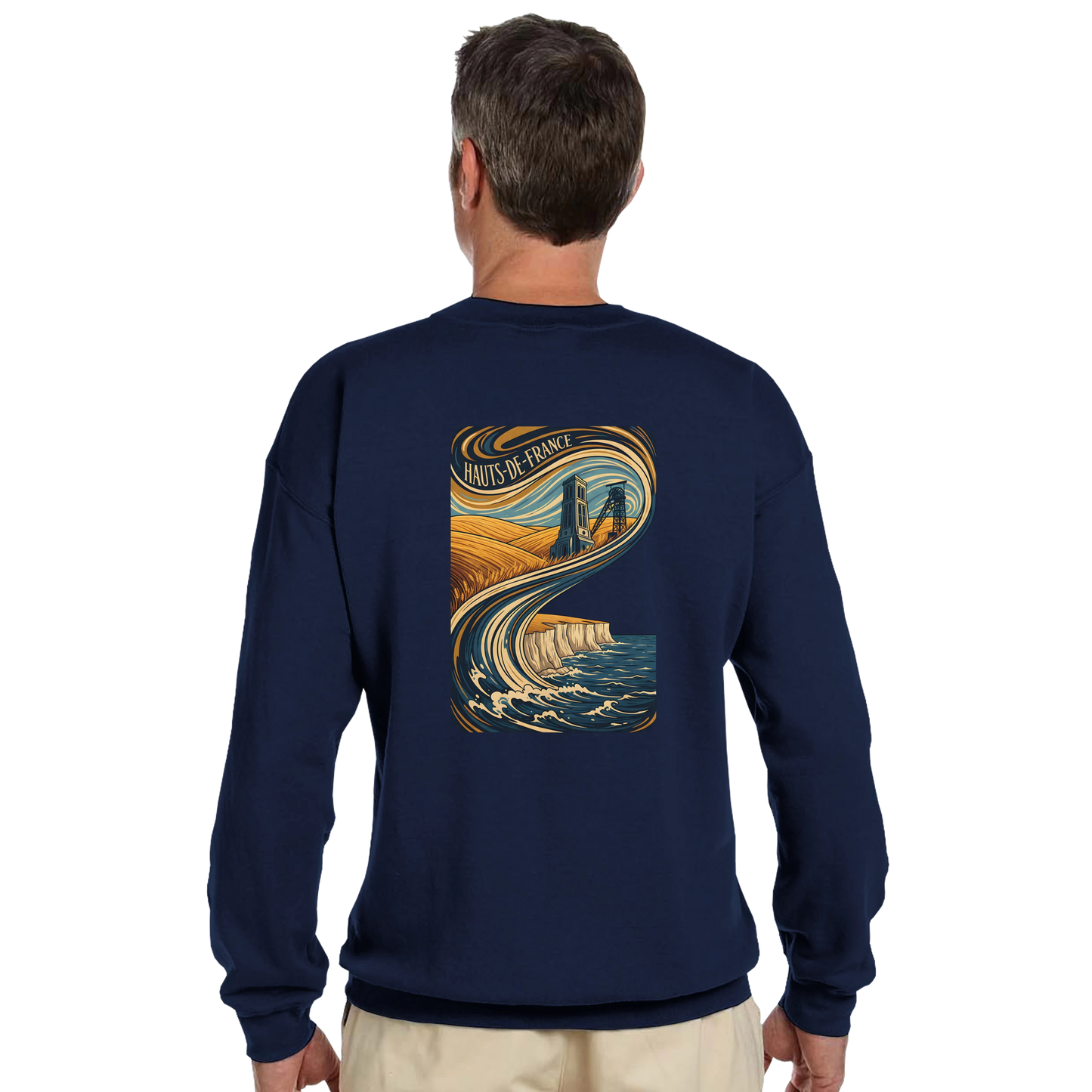 Sweat-shirt Unisexe Haut de France - Confort Premium et Design Classique