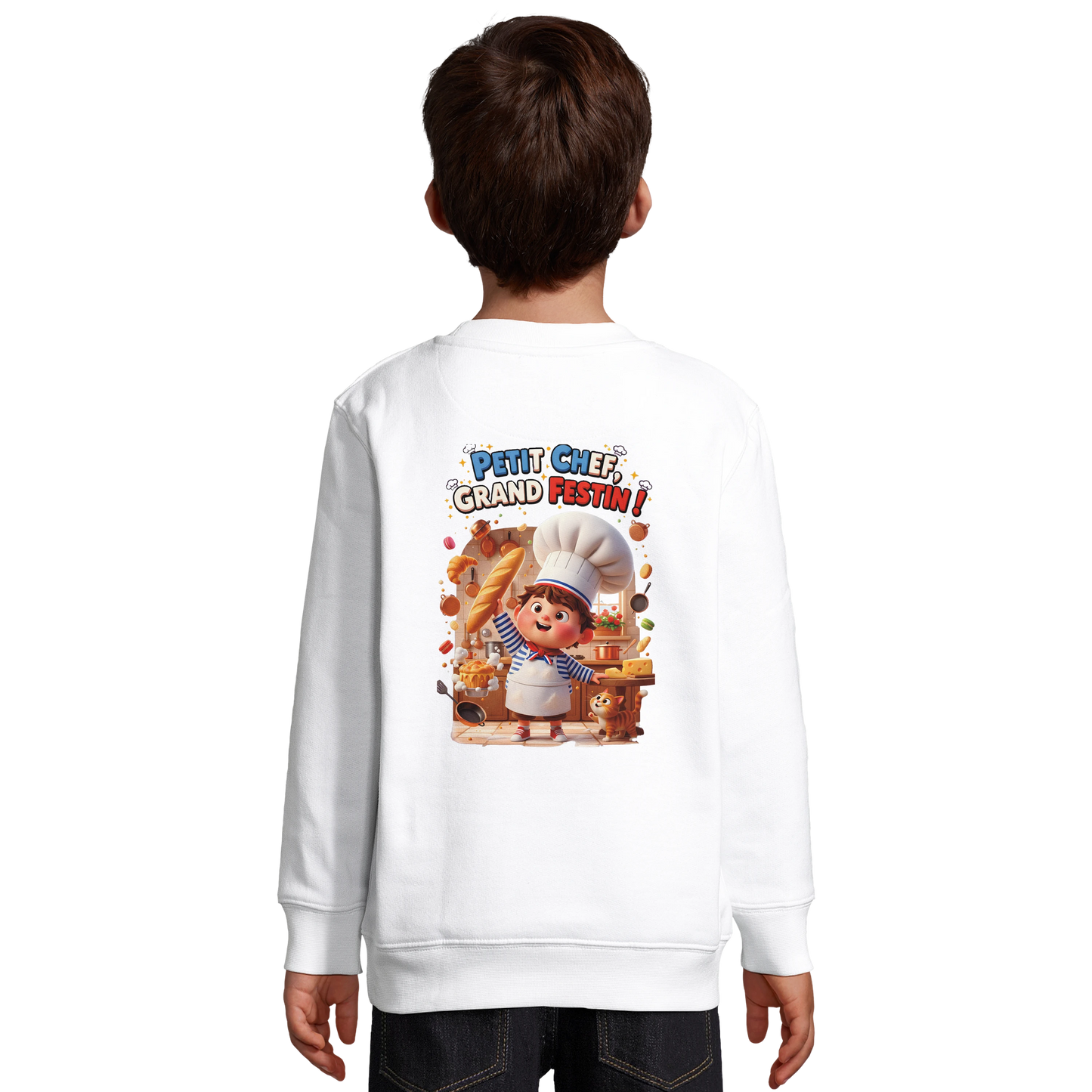 Petit Chef Grand Festin Sweat-shirt Enfant – Sweat Éco-responsable Confortable