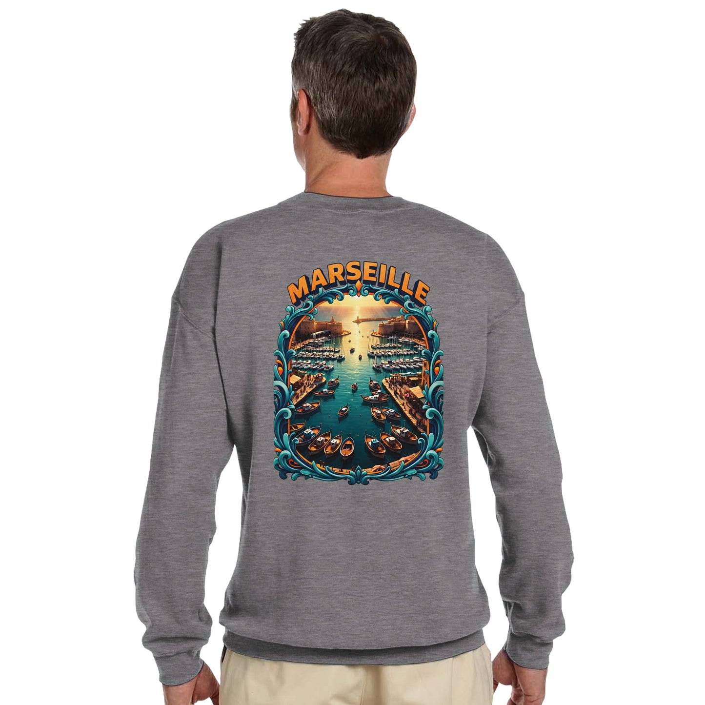 Sweat-shirt Unisexe Marseille - Confort Premium et Style Urbain