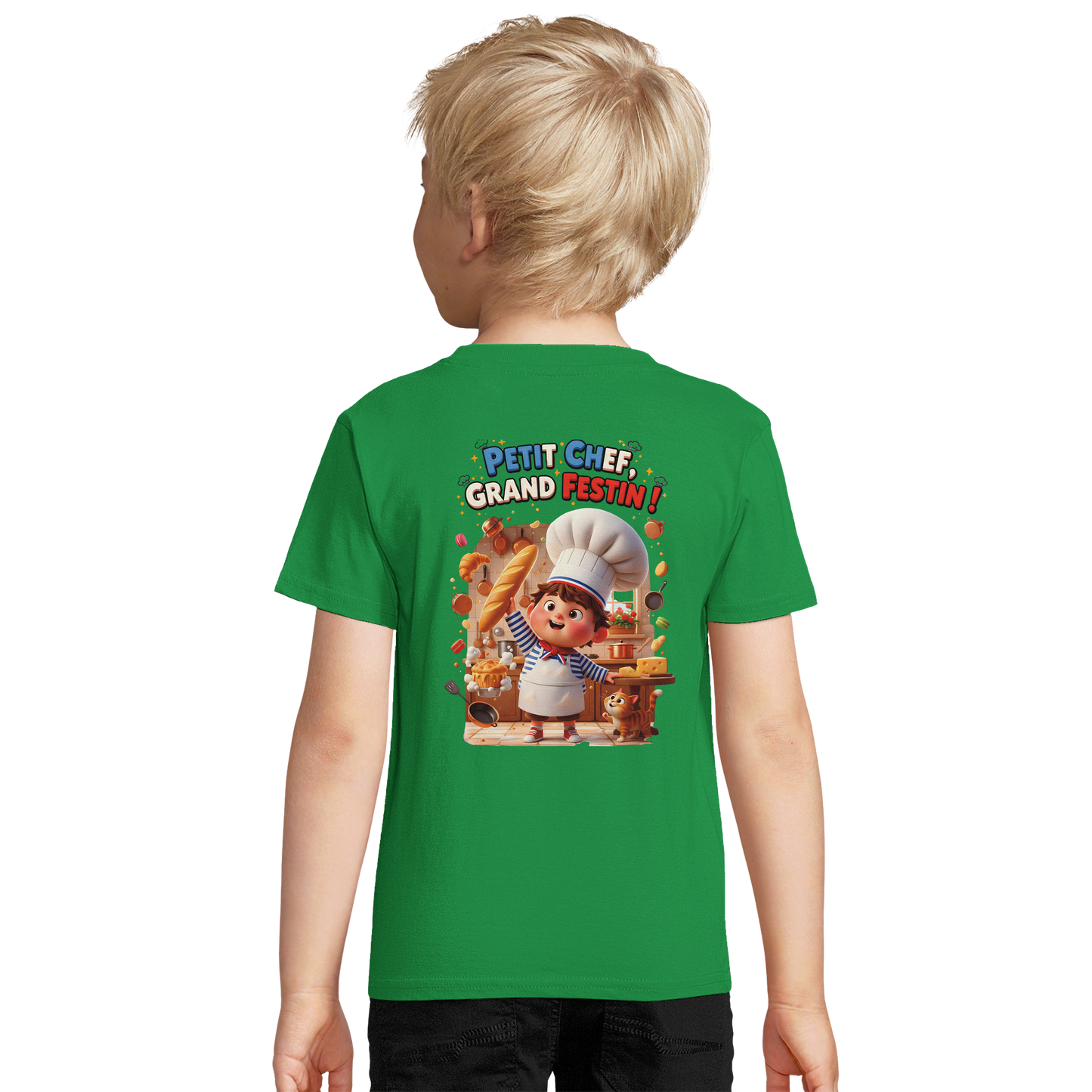 T-Shirt Petit Chef Grand Festin – 100% Coton Bio