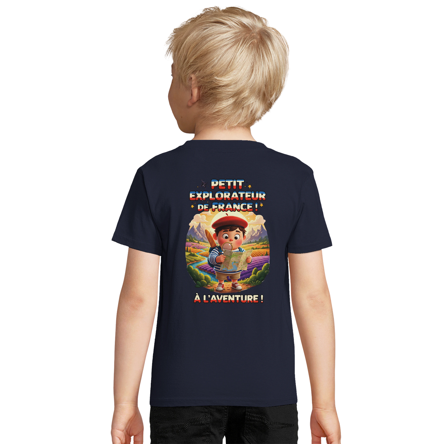 T-shirt Garçon Petit Explorateur – 100% Coton Bio