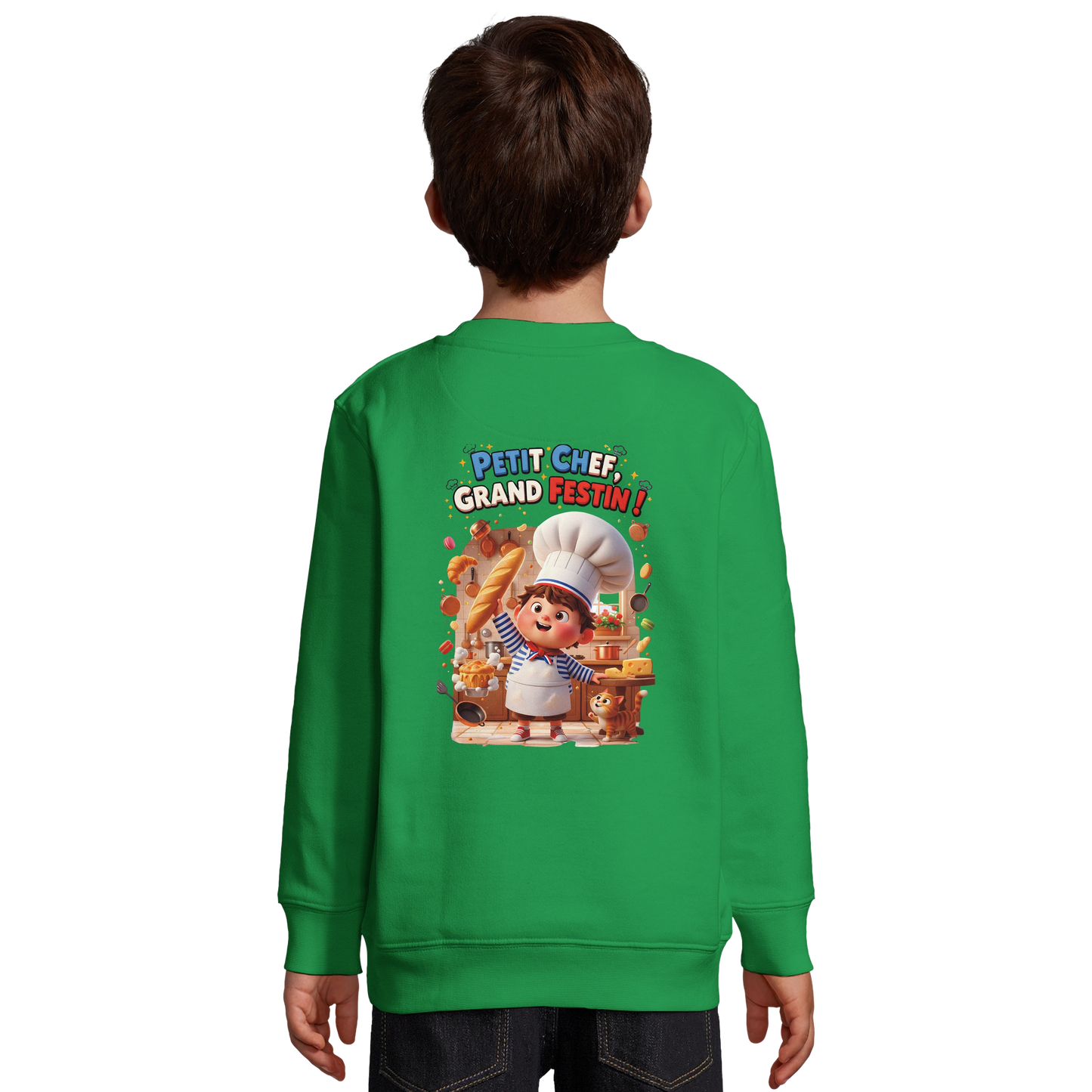 Petit Chef Grand Festin Sweat-shirt Enfant – Sweat Éco-responsable Confortable