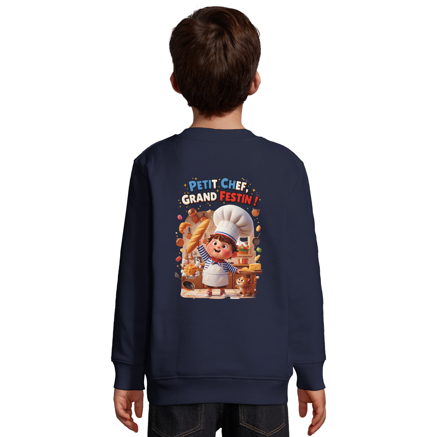 Petit Chef Grand Festin Sweat-shirt Enfant – Sweat Éco-responsable Confortable