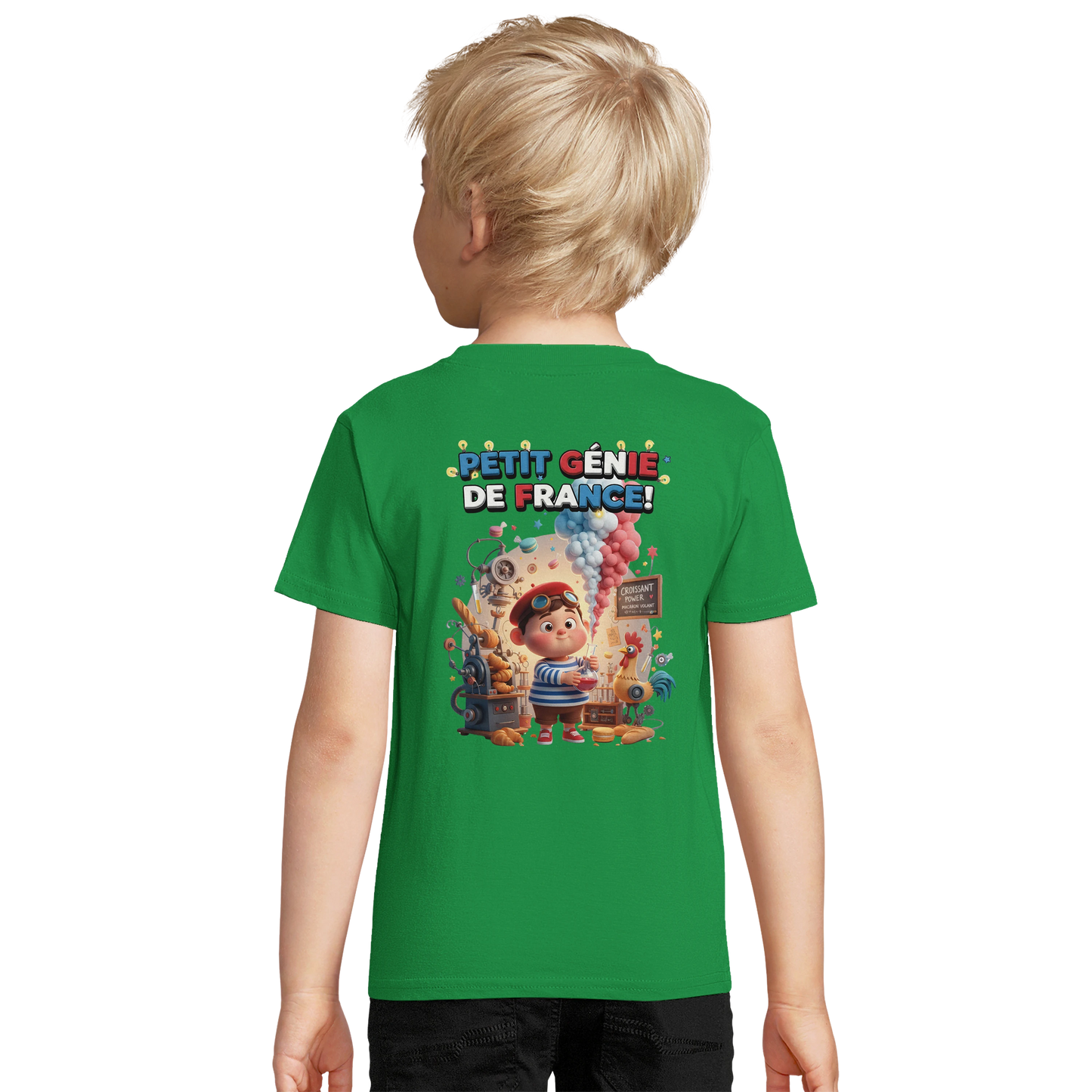 T-shirt Enfant Petit Génie - 100% Coton Bio - Confort et Qualité