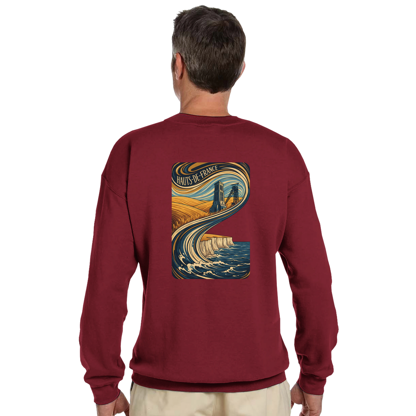 Sweat-shirt Unisexe Haut de France - Confort Premium et Design Classique