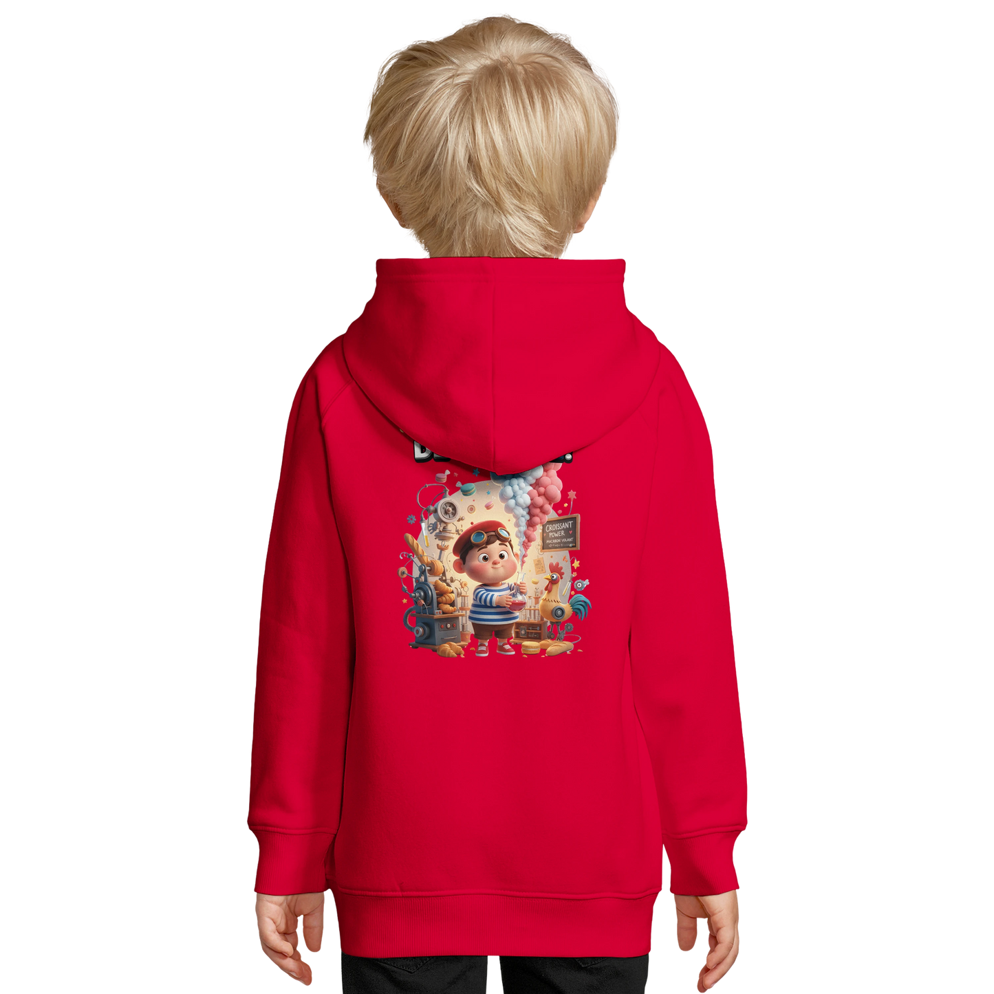 Sweat à capuche enfant - Petit Génie Français - Coton Bio