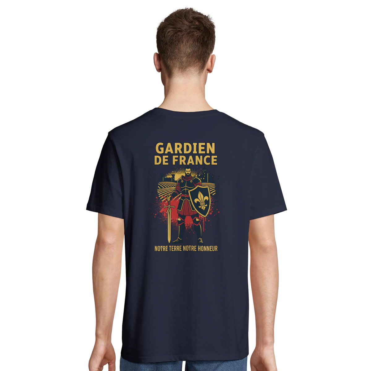 T-Shirt für Herren Frankreich Torwart Baumwolle in Bio-Umstellung | SOL'S Legend 03981