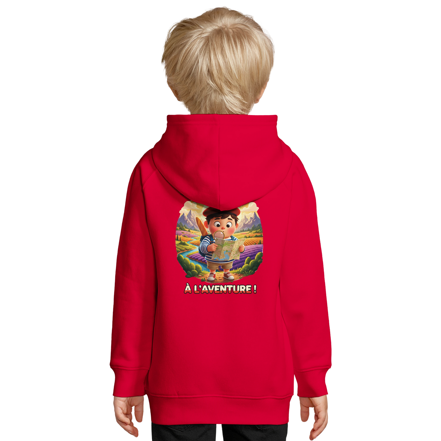 Sweat à Capuche Enfant Petit Explorateur - Coton Bio et Durable