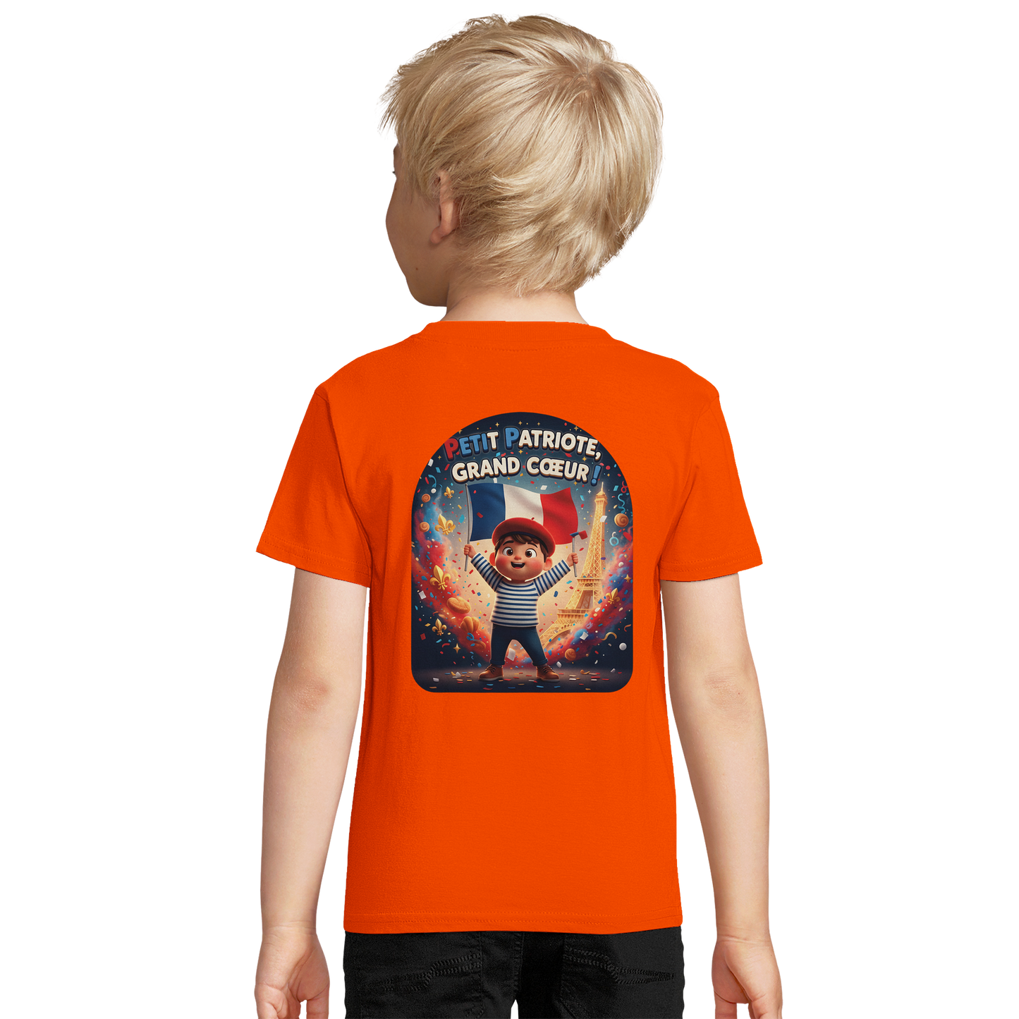 T-shirt Garçon Petit Patriote - Coton Bio Premium