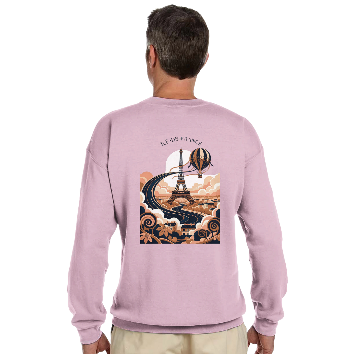 Sweat-shirt Unisexe Île-de-France – Confort Premium et Coupe Classique