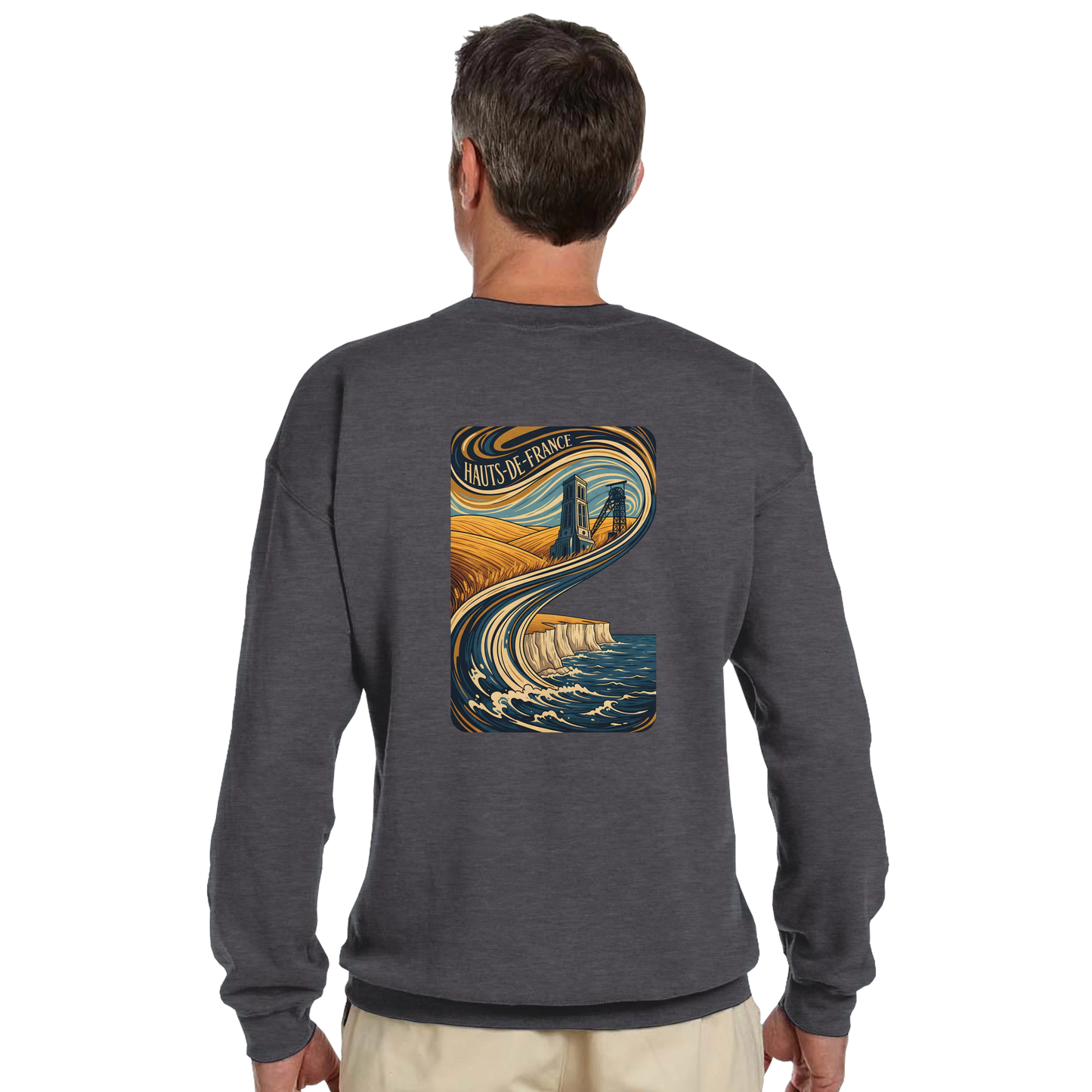 Sweat-shirt Unisexe Haut de France - Confort Premium et Design Classique