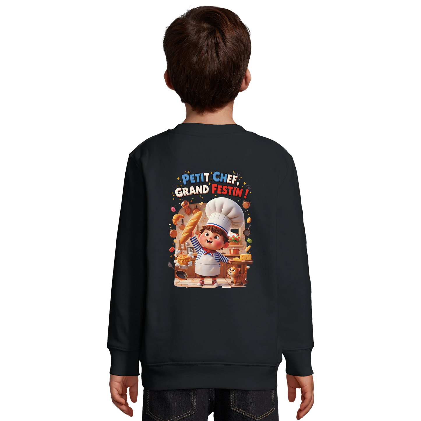 Petit Chef Grand Festin Sweat-shirt Enfant – Sweat Éco-responsable Confortable