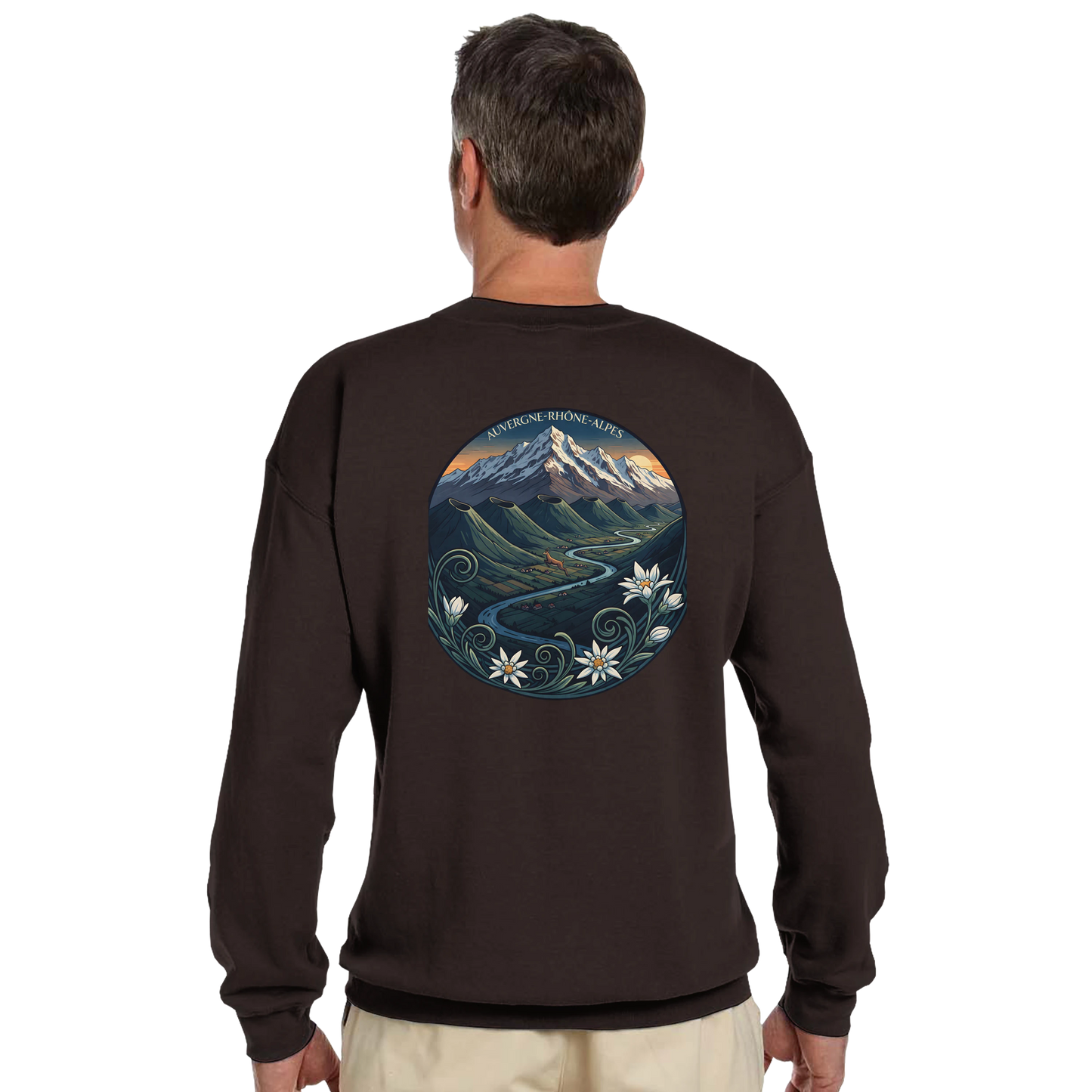 Sweat-shirt Unisexe Auvergne-Rhône-Alpes – Confort Classique
