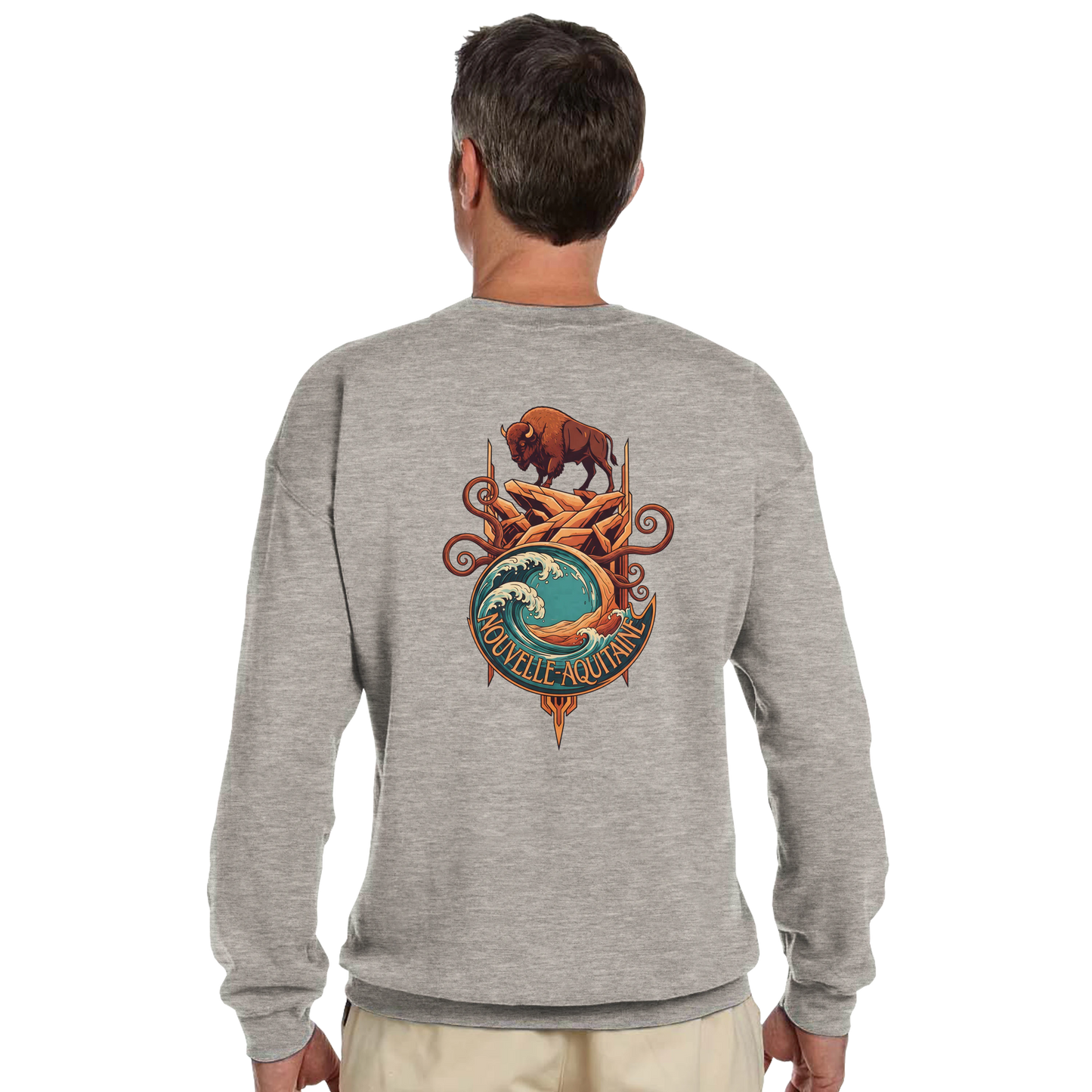 Sweat-shirt Unisexe Nouvelle-Aquitaine – Confort et Qualité Premium