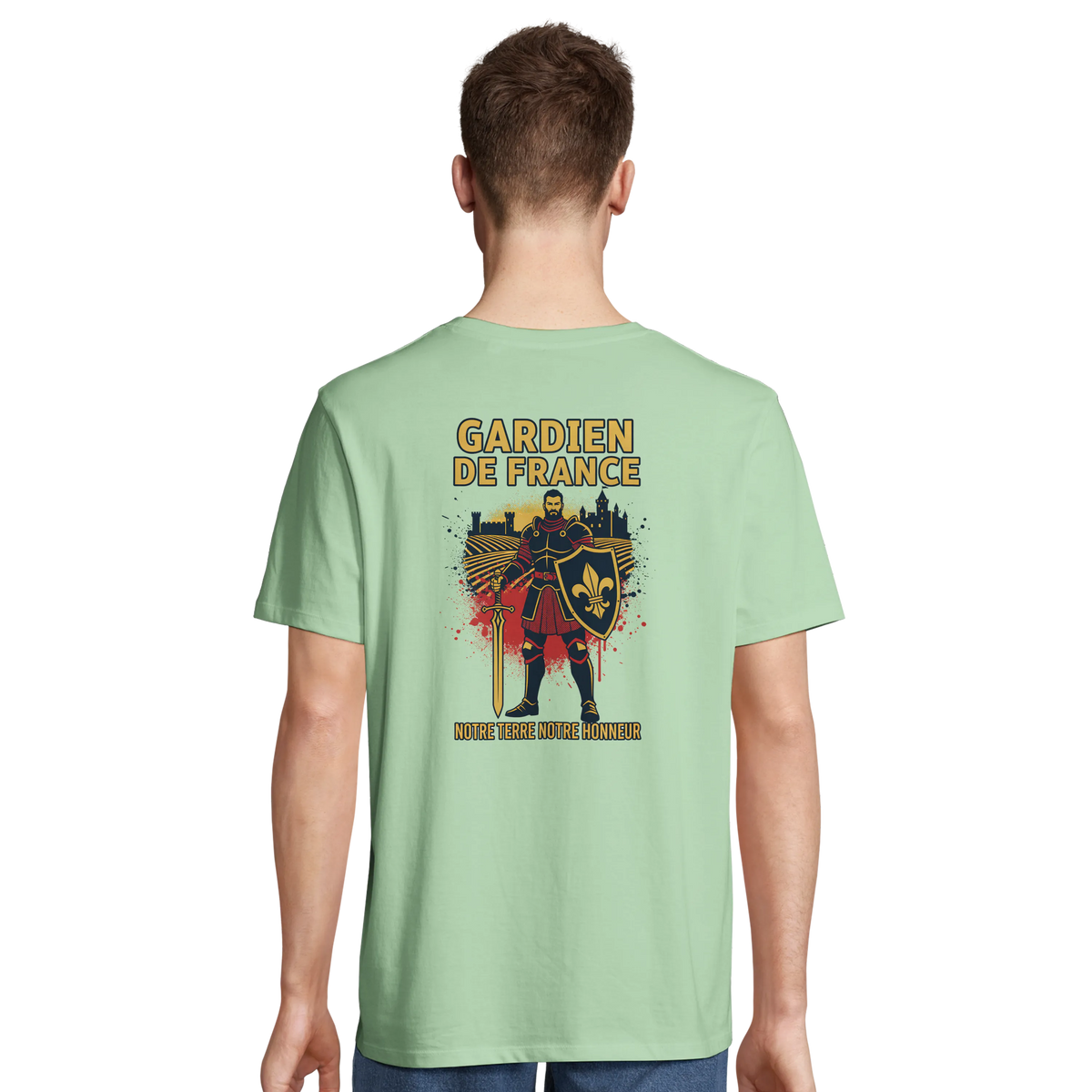 T-Shirt für Herren Frankreich Torwart Baumwolle in Bio-Umstellung | SOL'S Legend 03981