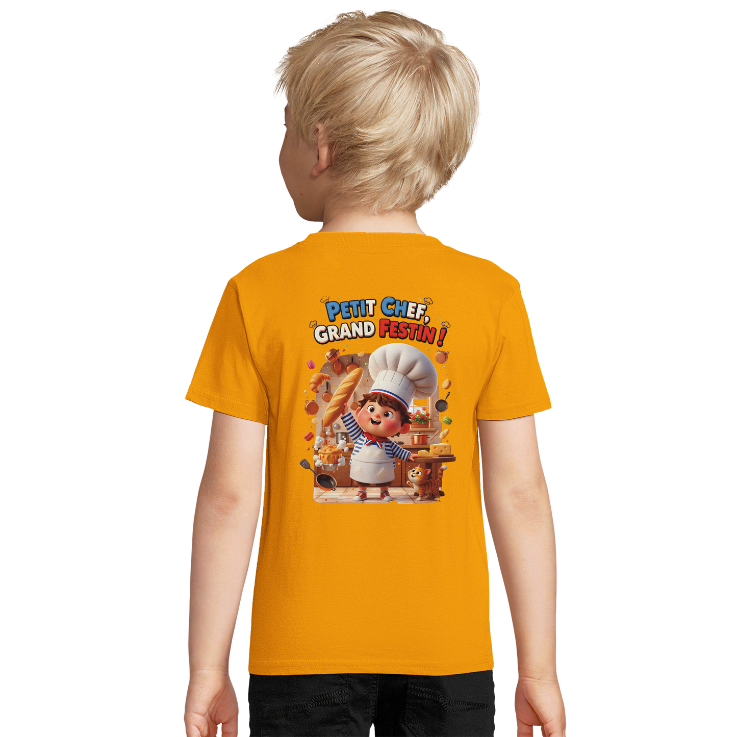 T-Shirt Petit Chef Grand Festin – 100% Coton Bio