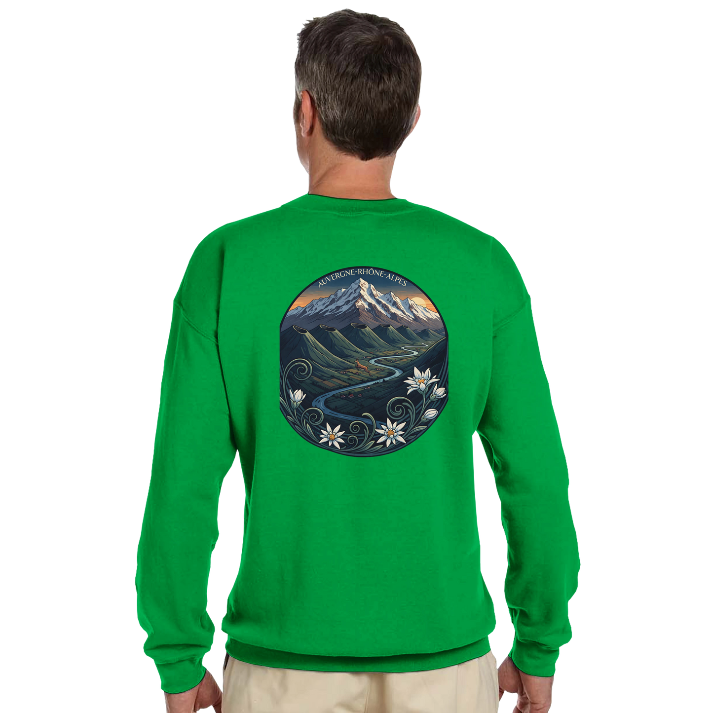 Sweat-shirt Unisexe Auvergne-Rhône-Alpes – Confort Classique