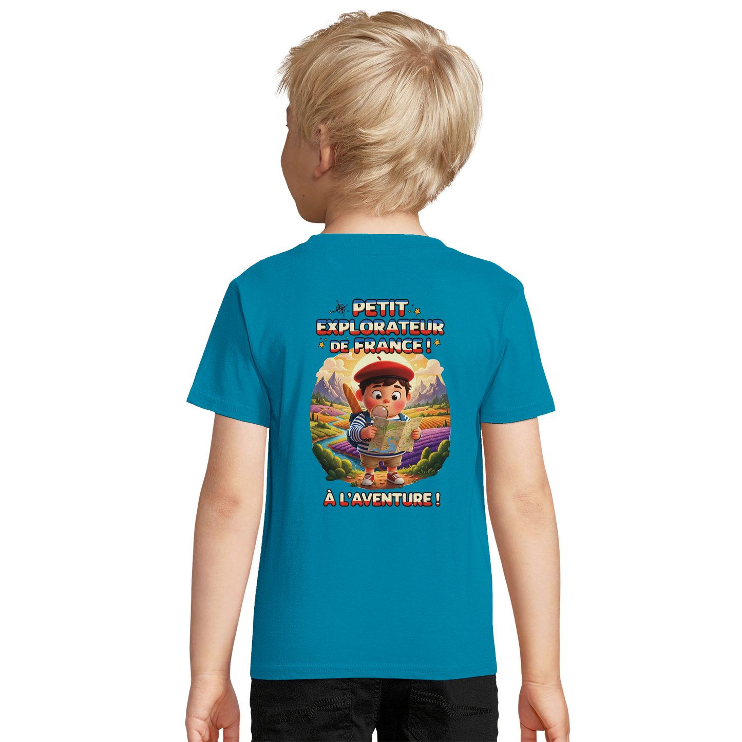 T-shirt Garçon Petit Explorateur – 100% Coton Bio