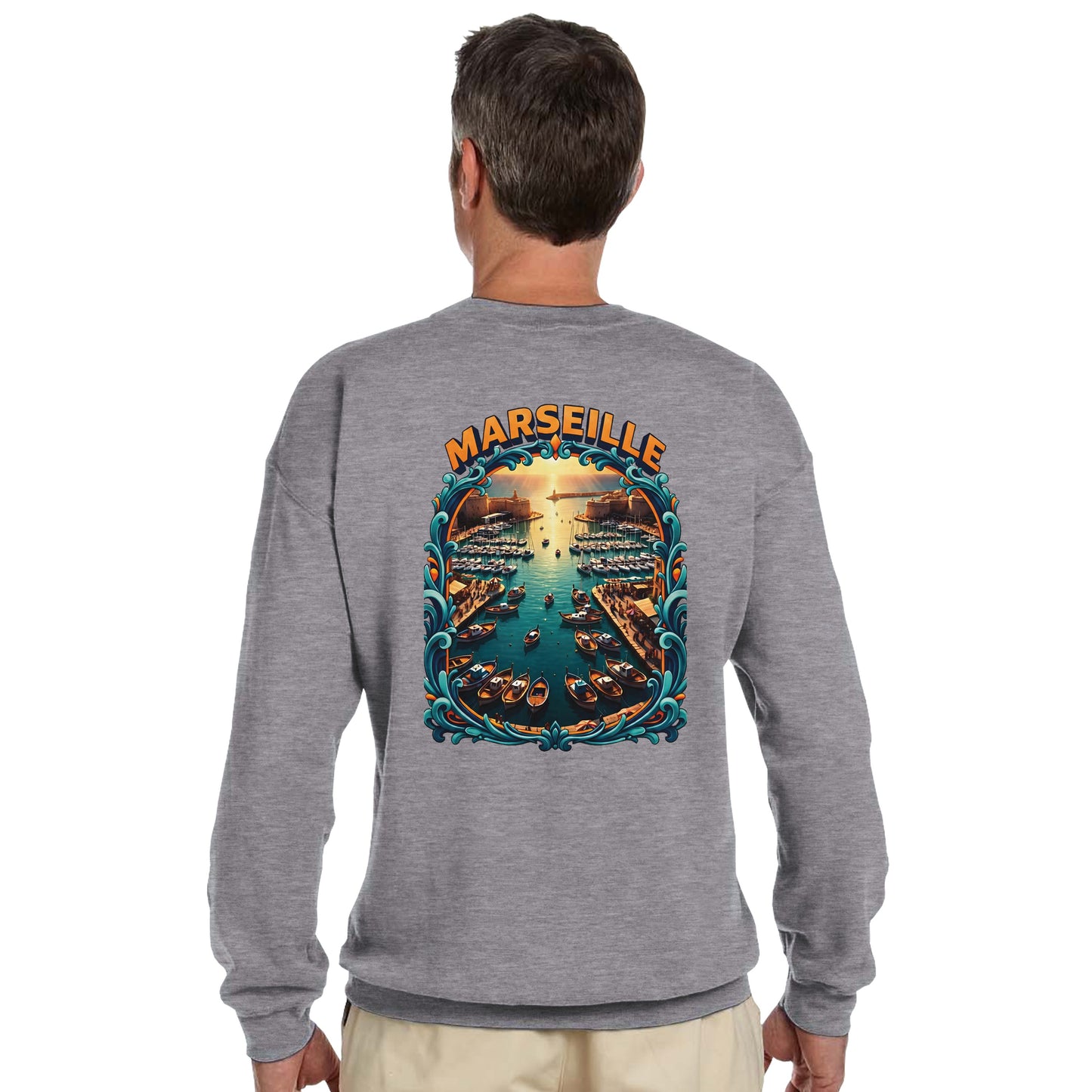 Sweat-shirt Unisexe Marseille - Confort Premium et Style Urbain