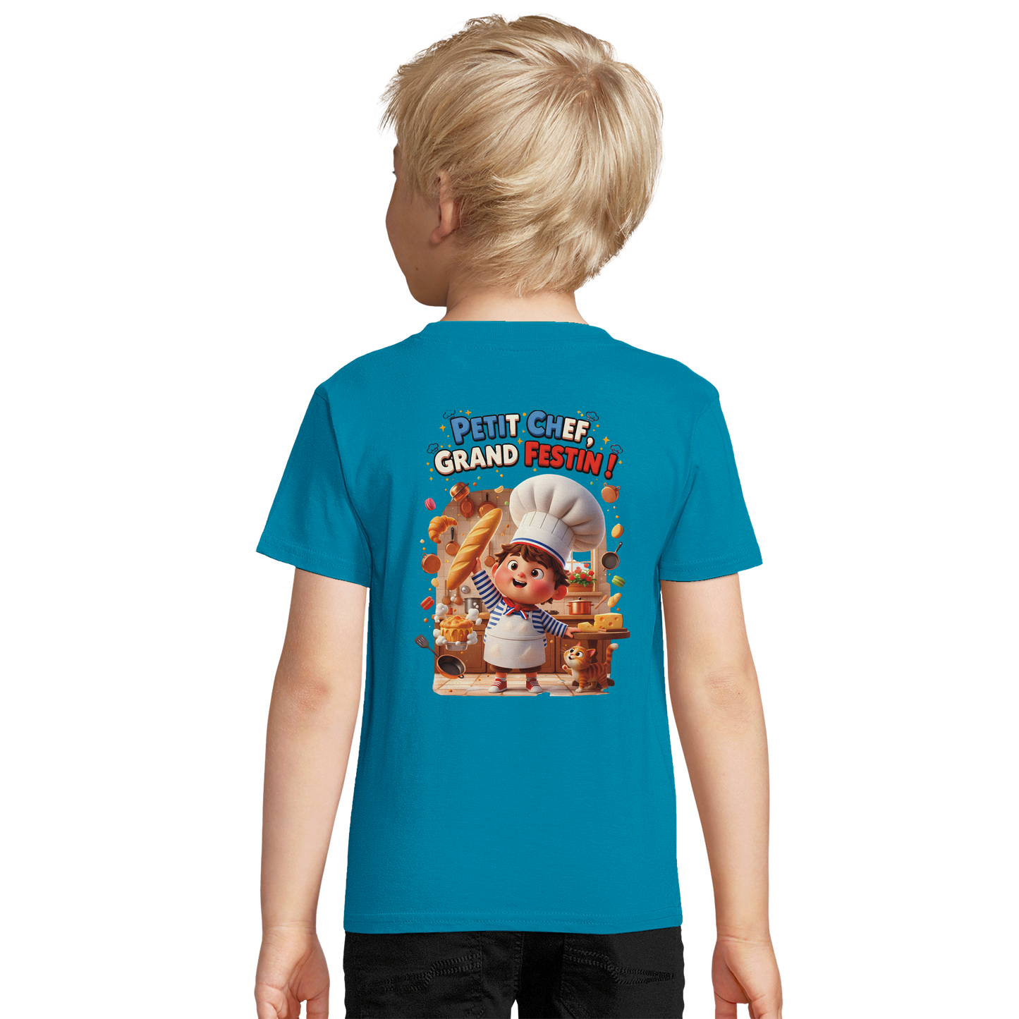 T-Shirt Petit Chef Grand Festin – 100% Coton Bio