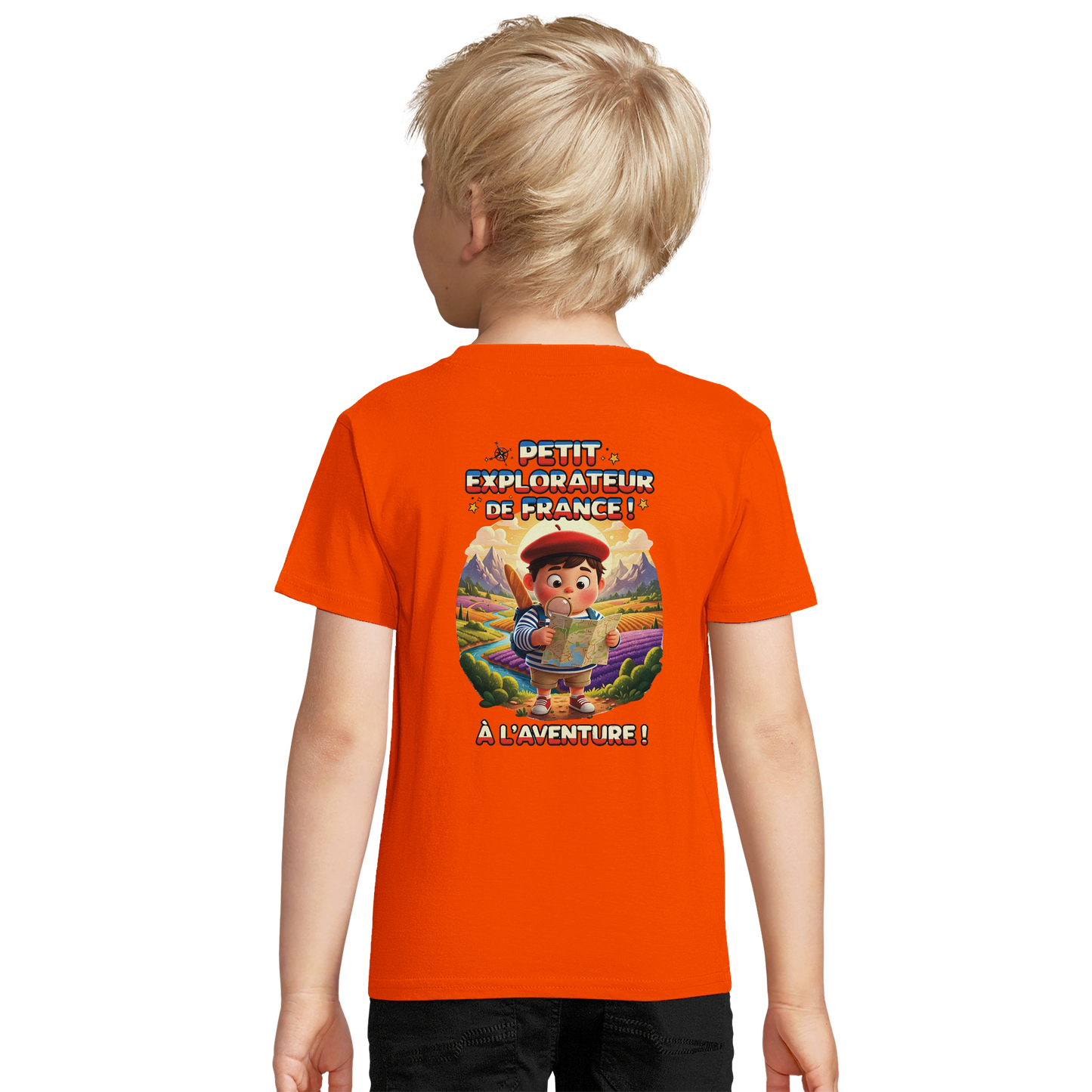 T-shirt Garçon Petit Explorateur – 100% Coton Bio
