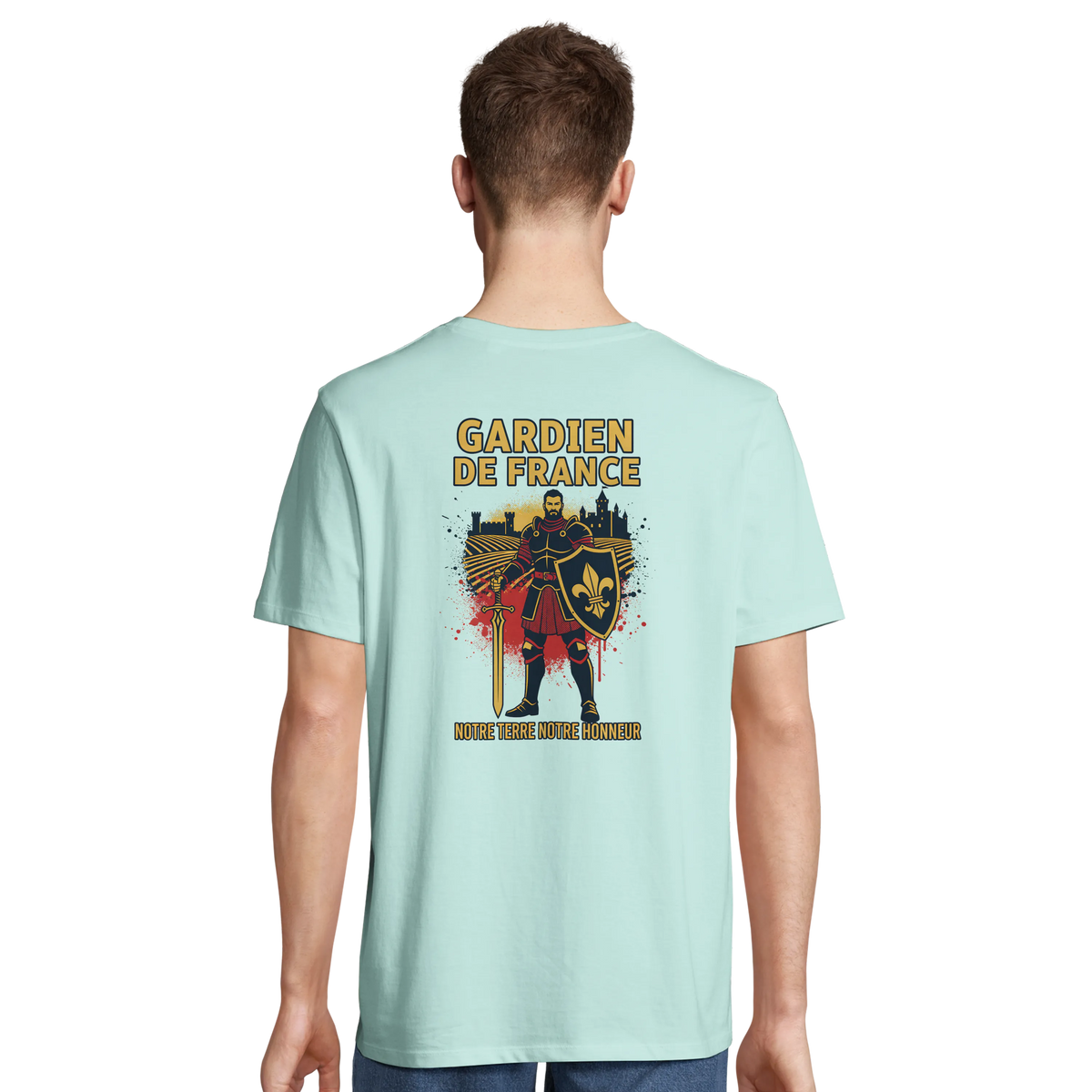 T-Shirt für Herren Frankreich Torwart Baumwolle in Bio-Umstellung | SOL'S Legend 03981