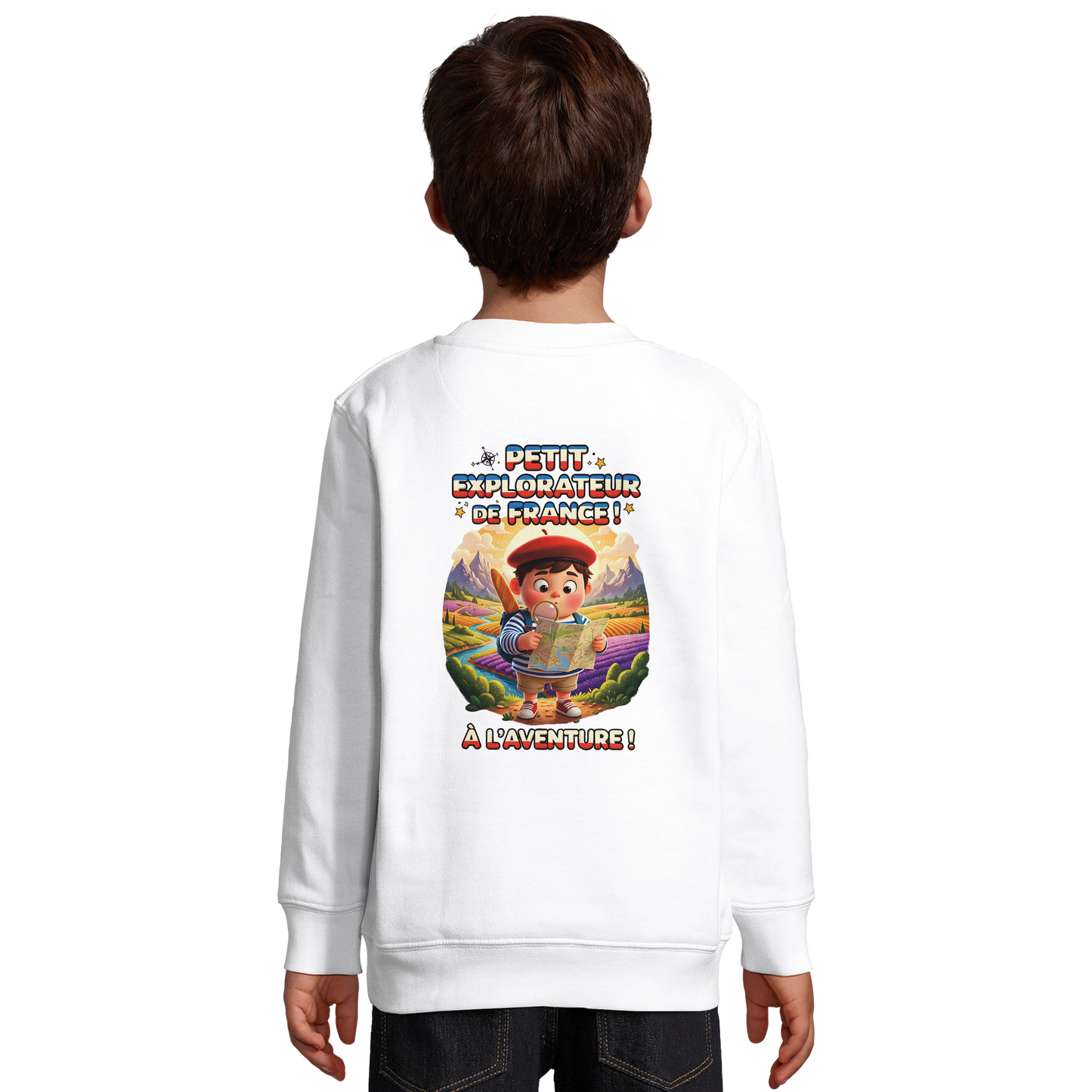 Sweat-shirt Garçon Petit Explorateur – Confort Éco-Responsable
