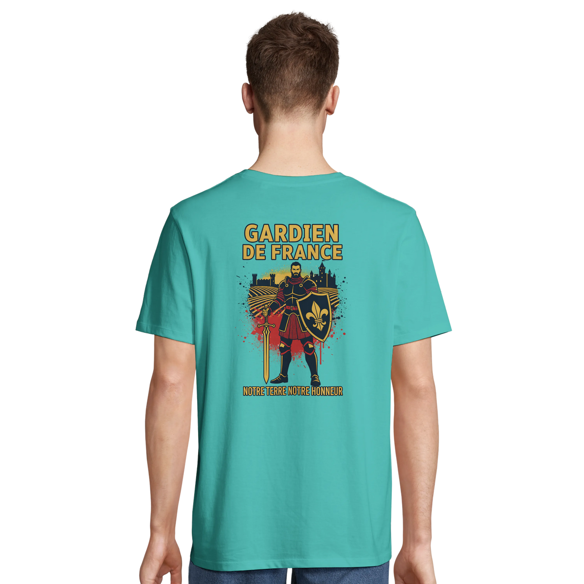 T-Shirt für Herren Frankreich Torwart Baumwolle in Bio-Umstellung | SOL'S Legend 03981