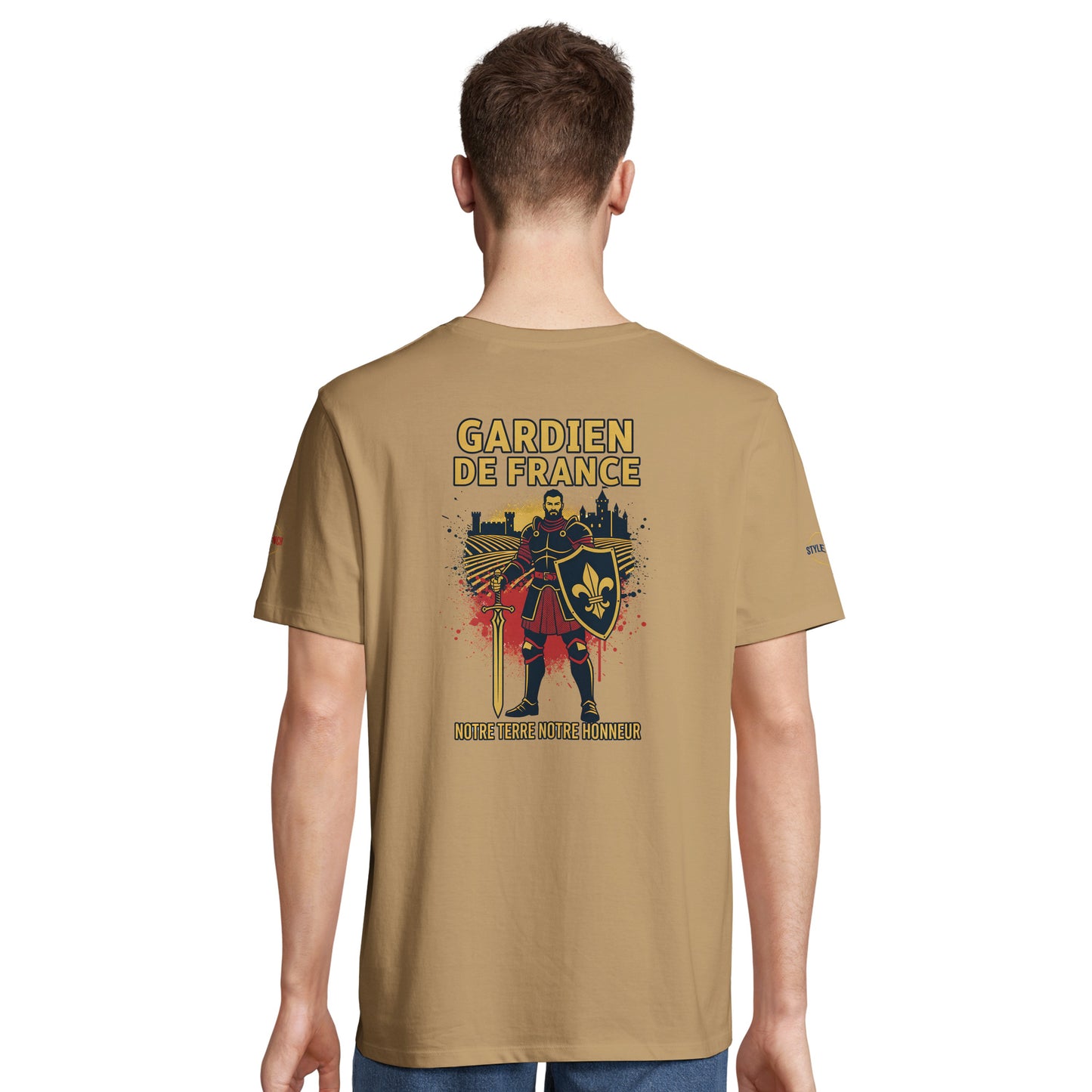 T-shirt Gardien de France pour Homme - Coton Bio Premium