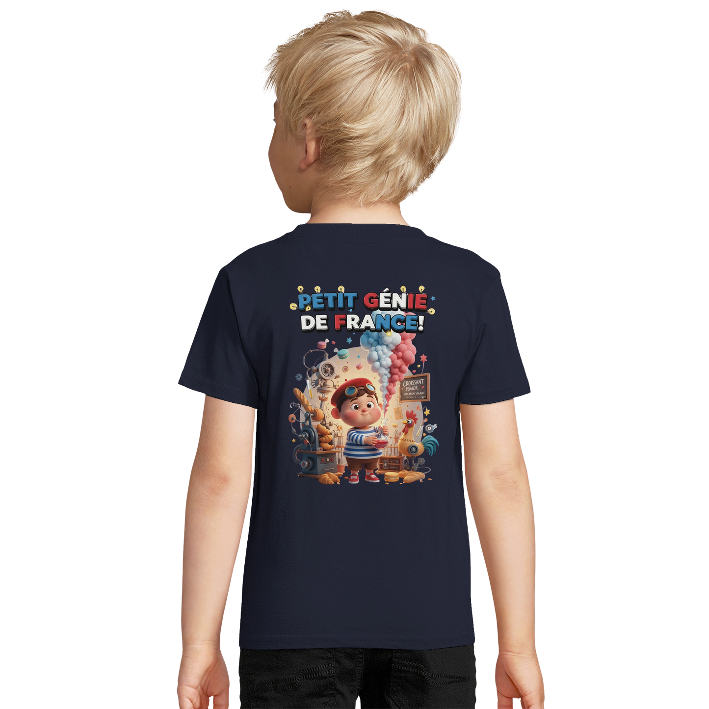 T-shirt Enfant Petit Génie - 100% Coton Bio - Confort et Qualité