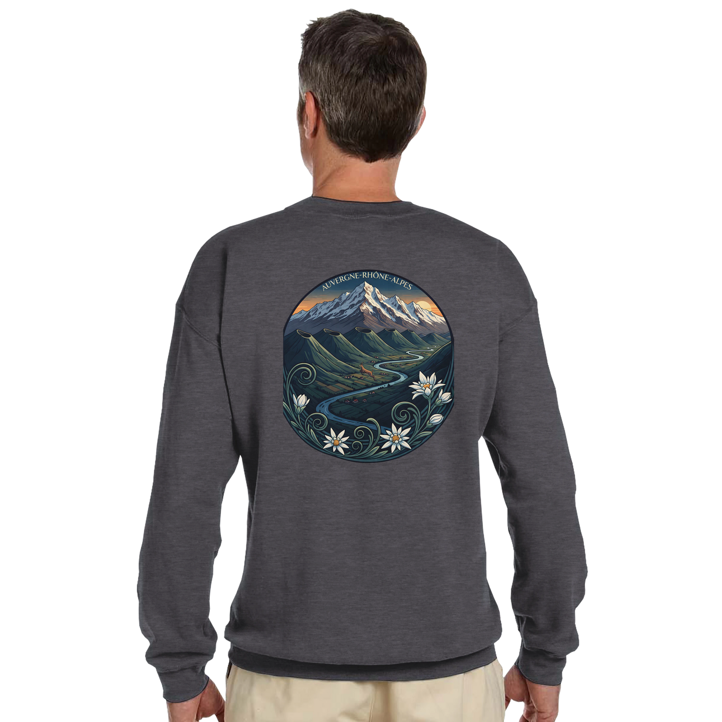 Sweat-shirt Unisexe Auvergne-Rhône-Alpes – Confort Classique
