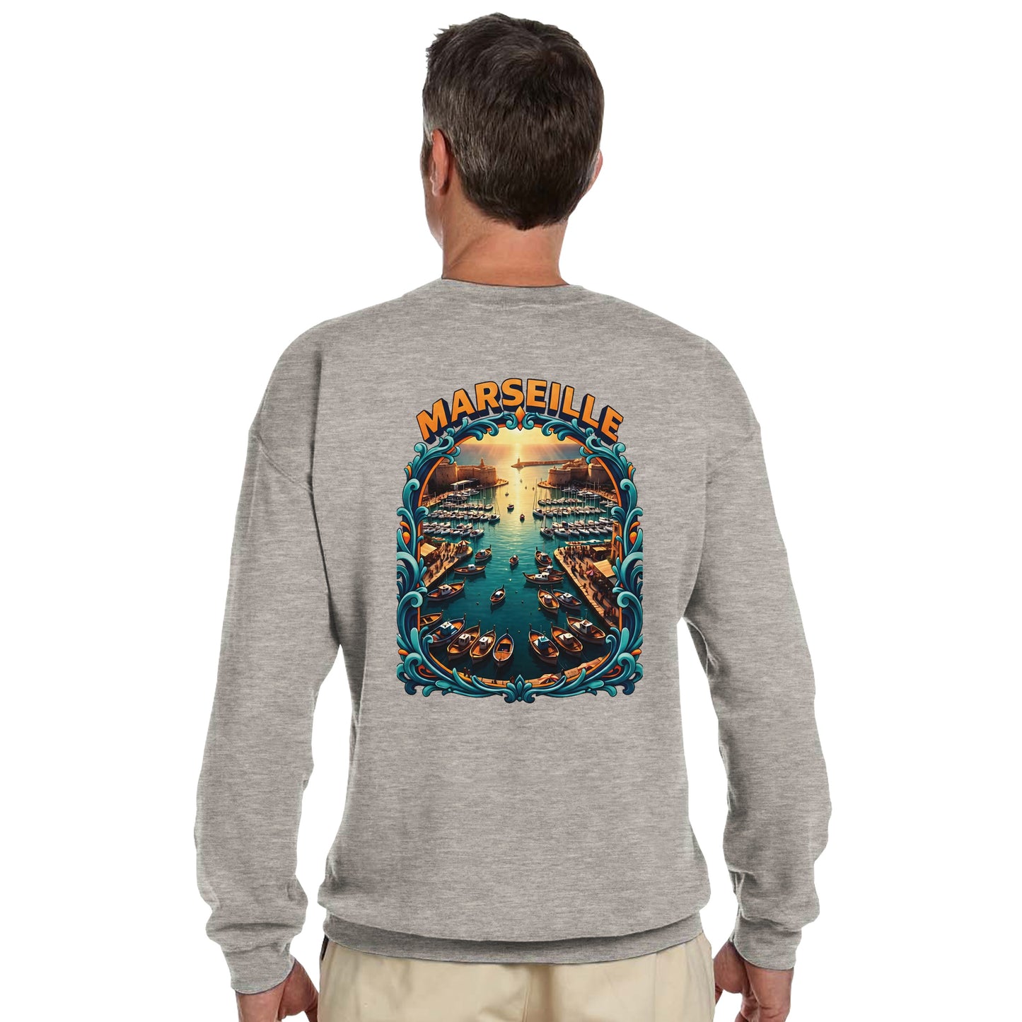 Sweat-shirt Unisexe Marseille - Confort Premium et Style Urbain