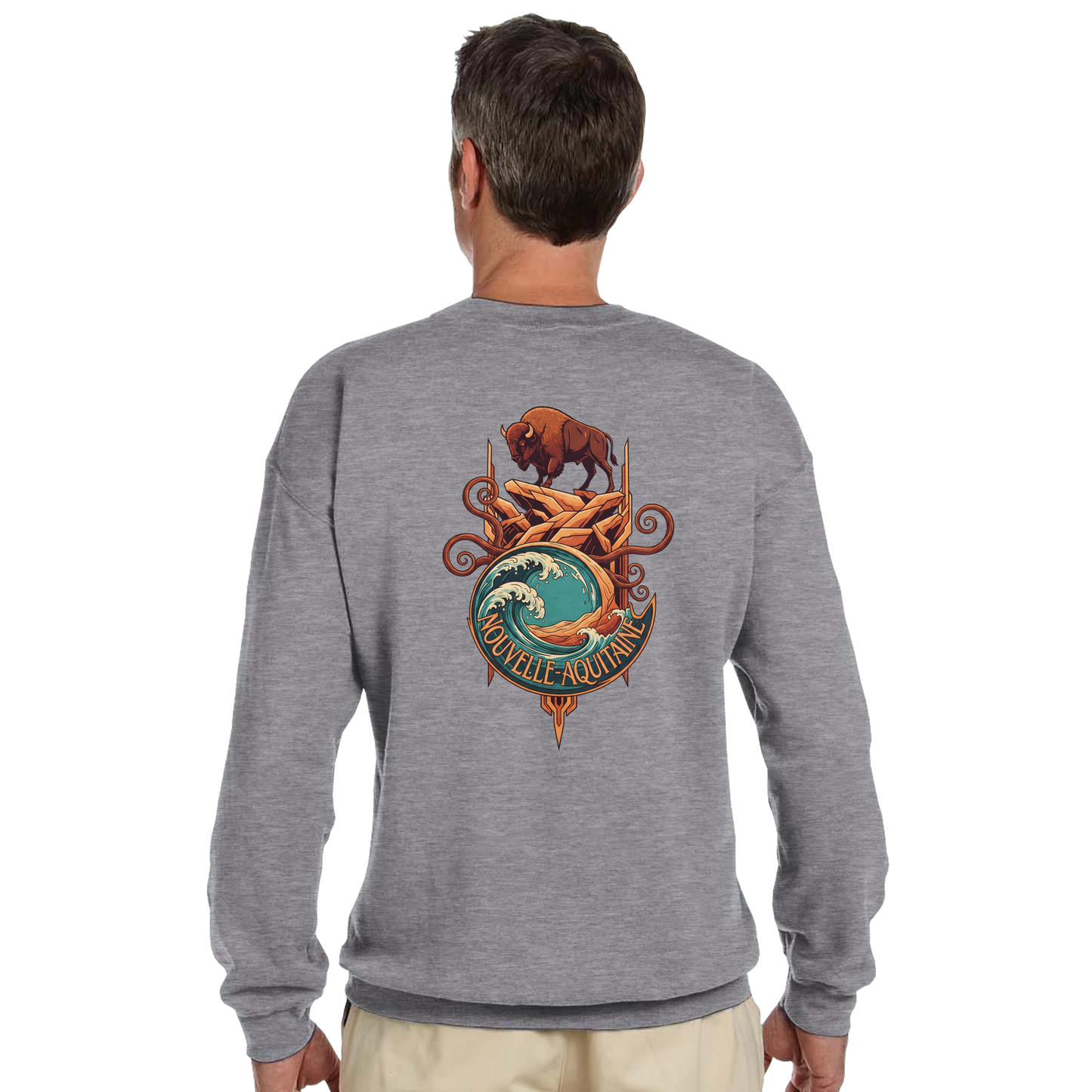 Sweat-shirt Unisexe Nouvelle-Aquitaine – Confort et Qualité Premium