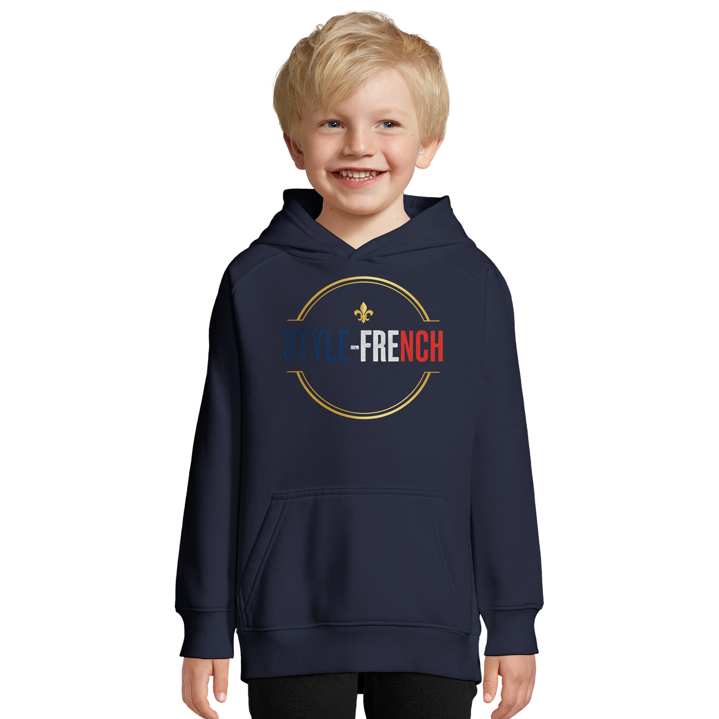 Sweat à Capuche garçon Petit Artiste de France – Coton Bio Durable
