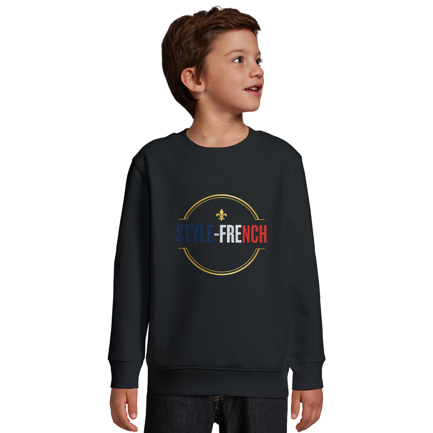 Sweat-shirt Enfant Éco-Responsable - Design Super Français